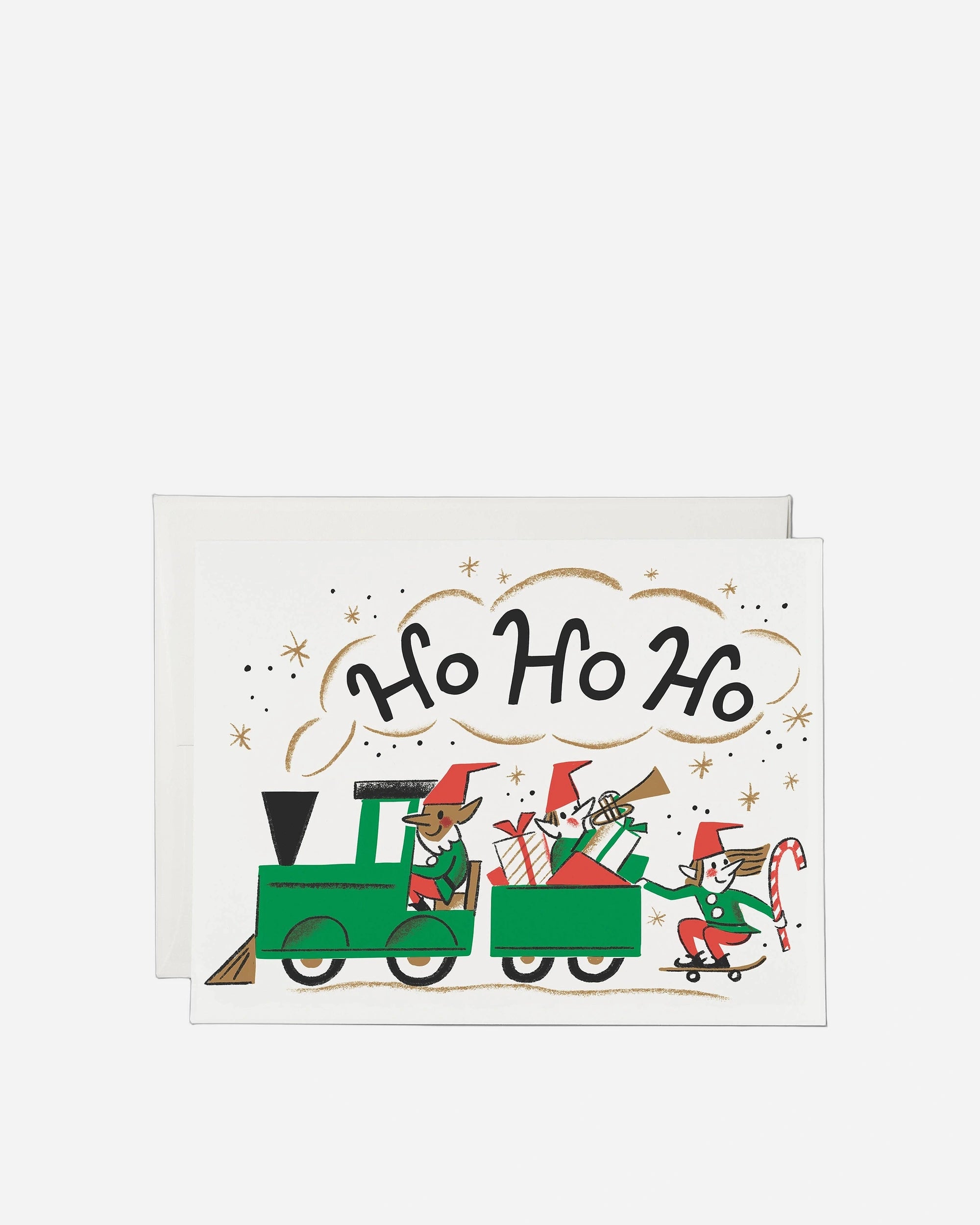 A photo of Elf Train holiday greeting card