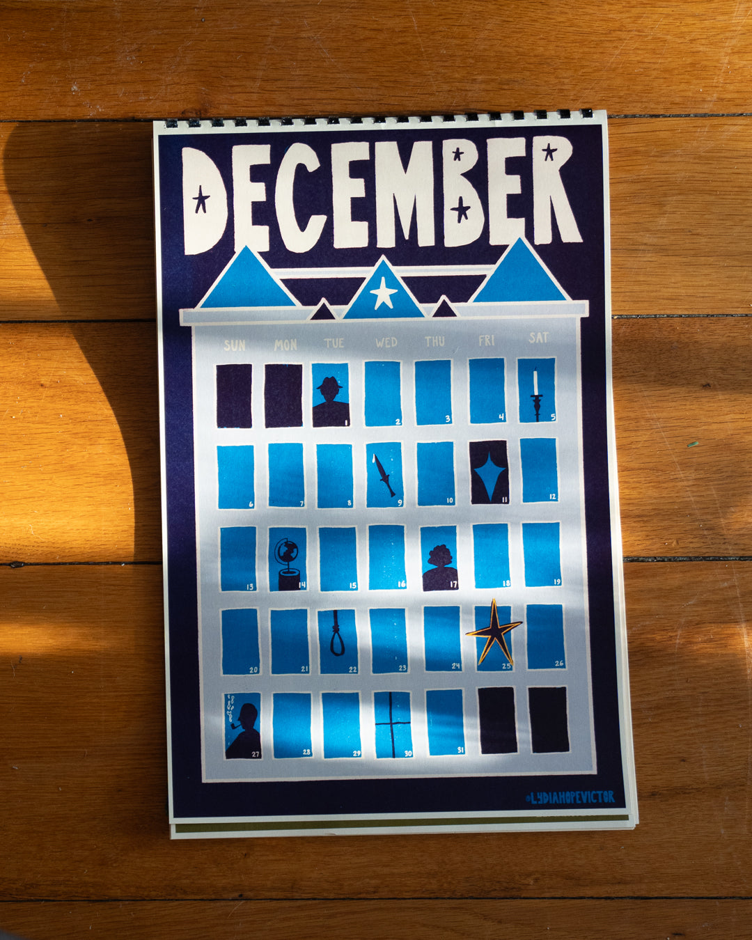 Lydia Hope Victor 2026 Board Game Calendar