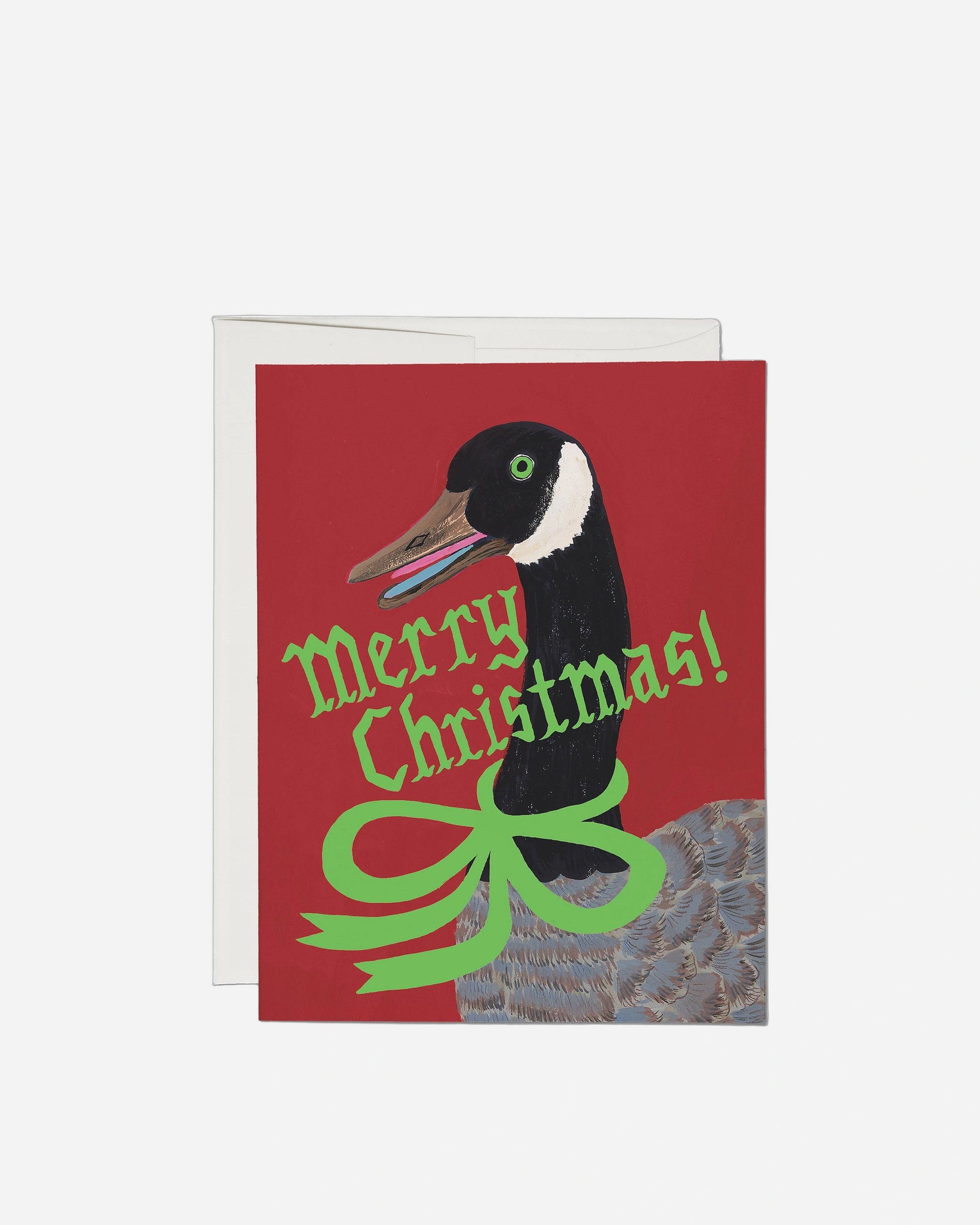 Christmas Goose greeting card