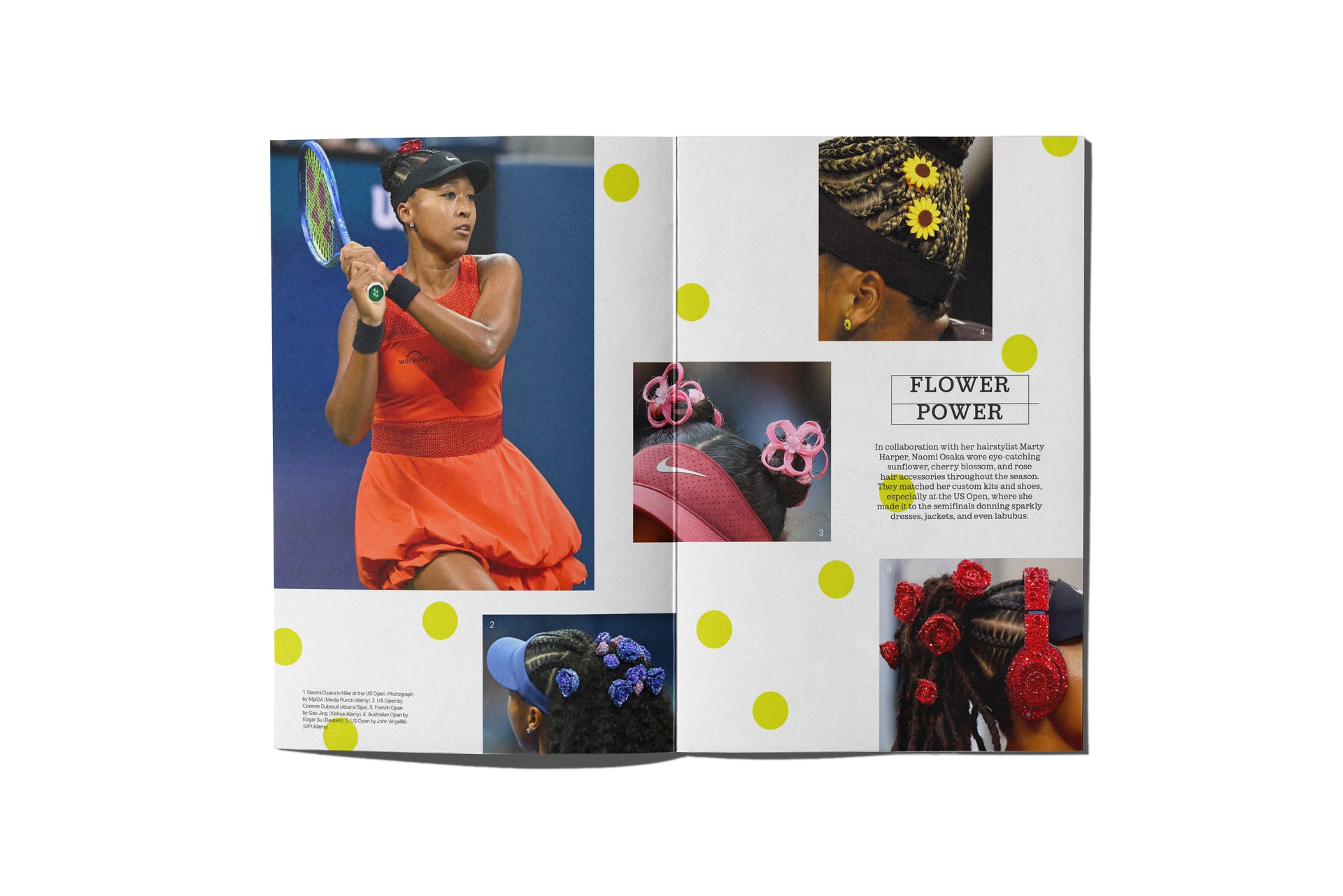 Tennis In Photographs, The Style Issue — detail