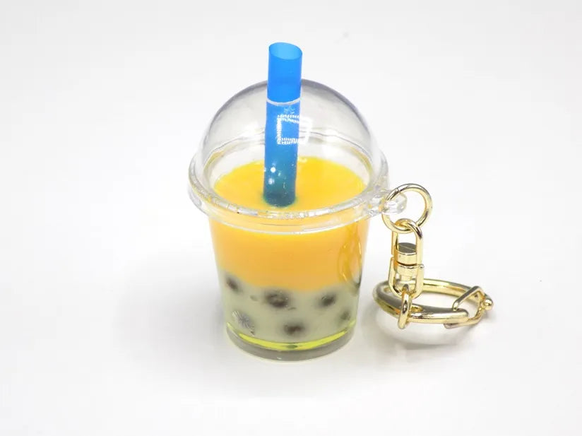 Mango Boba keychain
