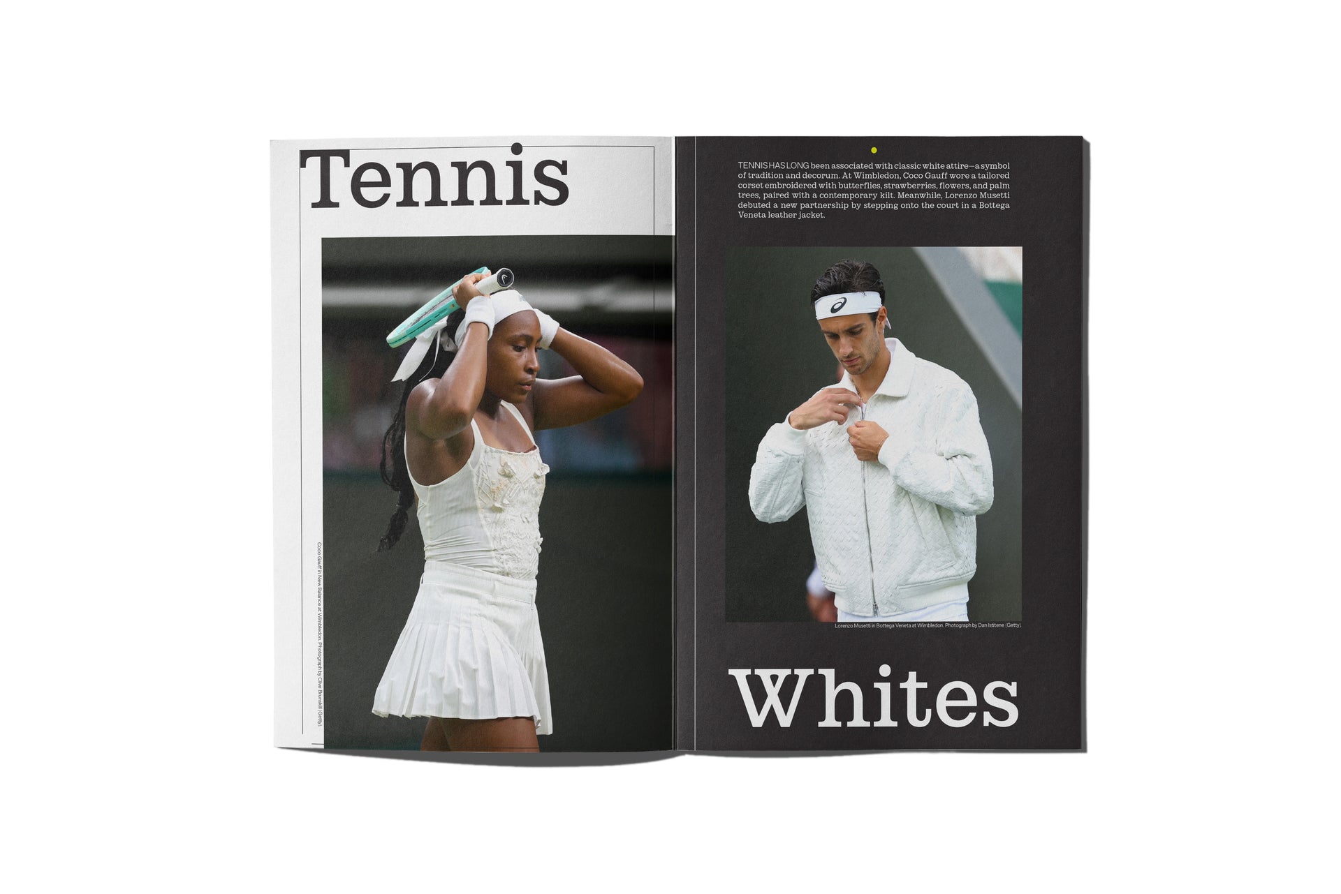 Tennis In Photographs, The Style Issue — detail