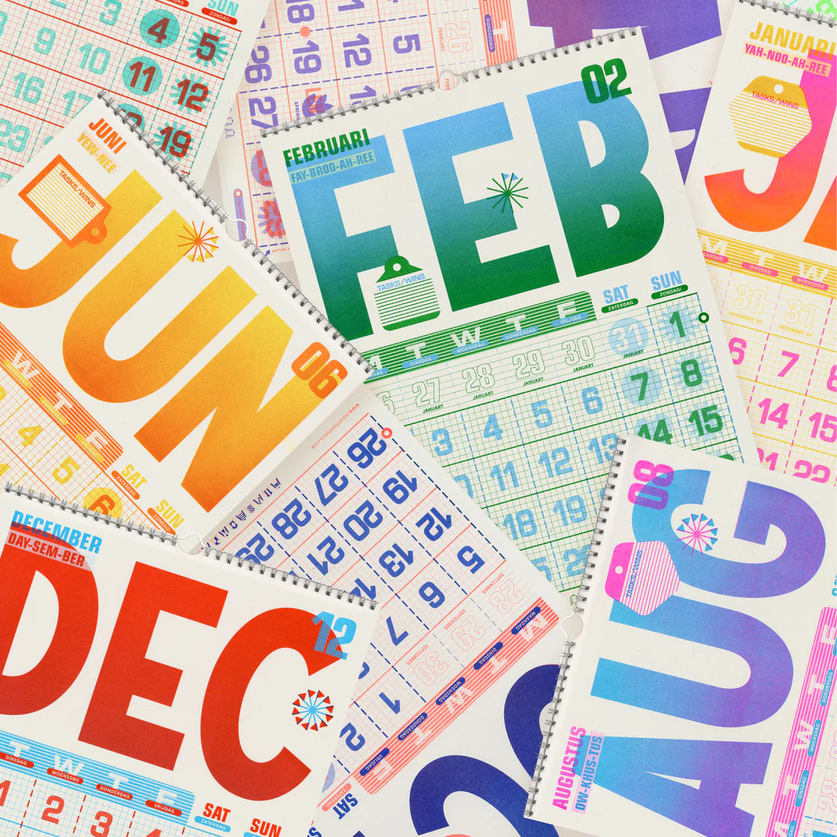 2026 A3 Riso Calendar - Another Corner