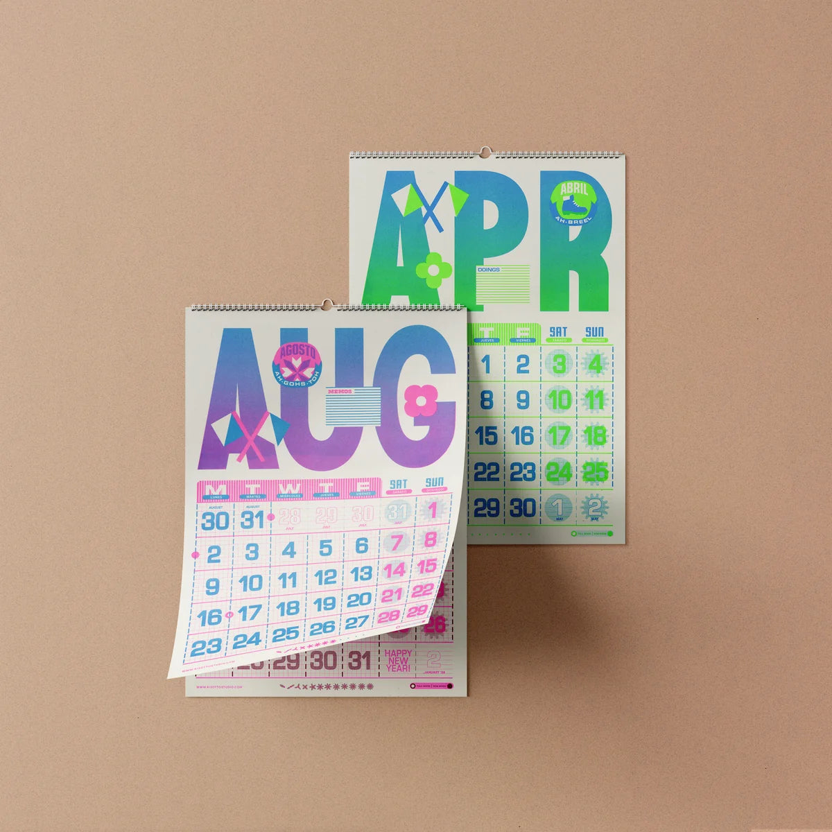 2027 A3 Riso Calendar