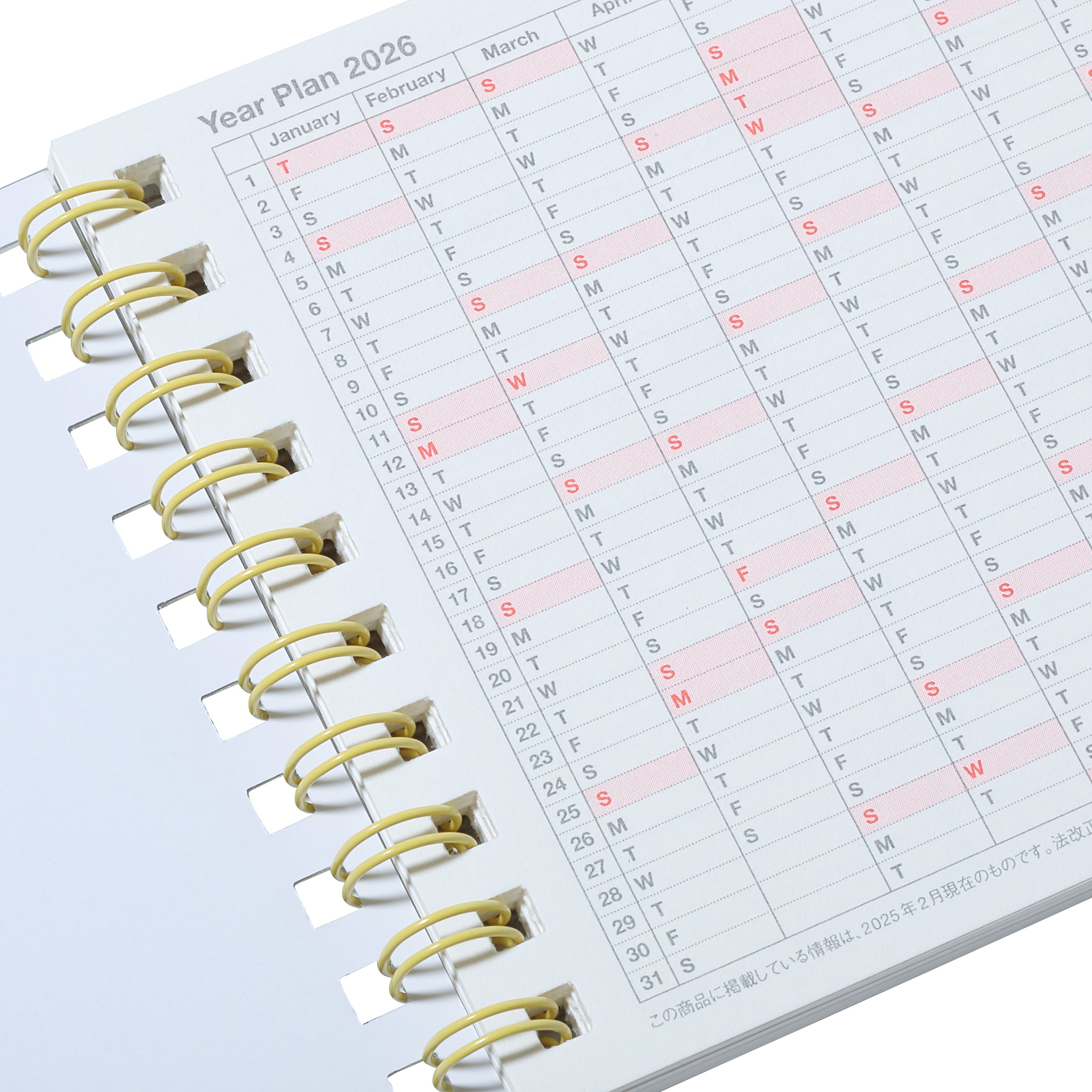 2026 Notebook Calendar