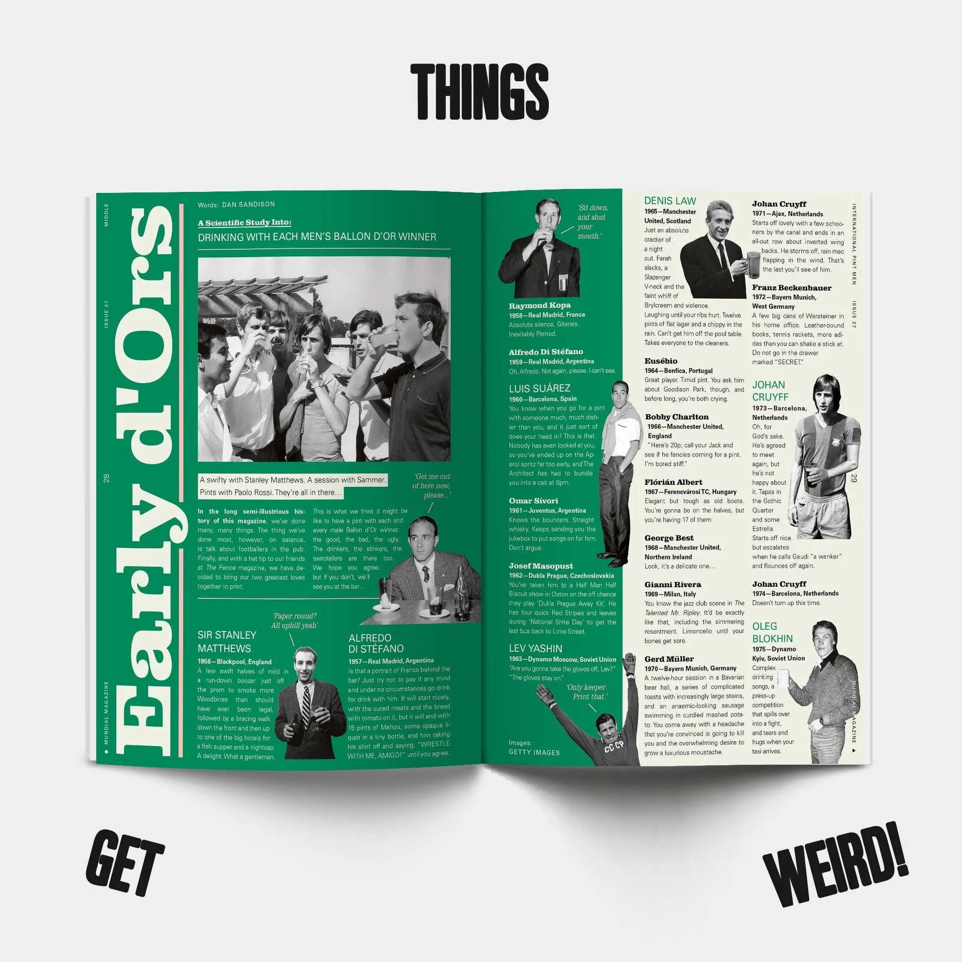 Mundial Issue 27: Cult Heroes Special — detail