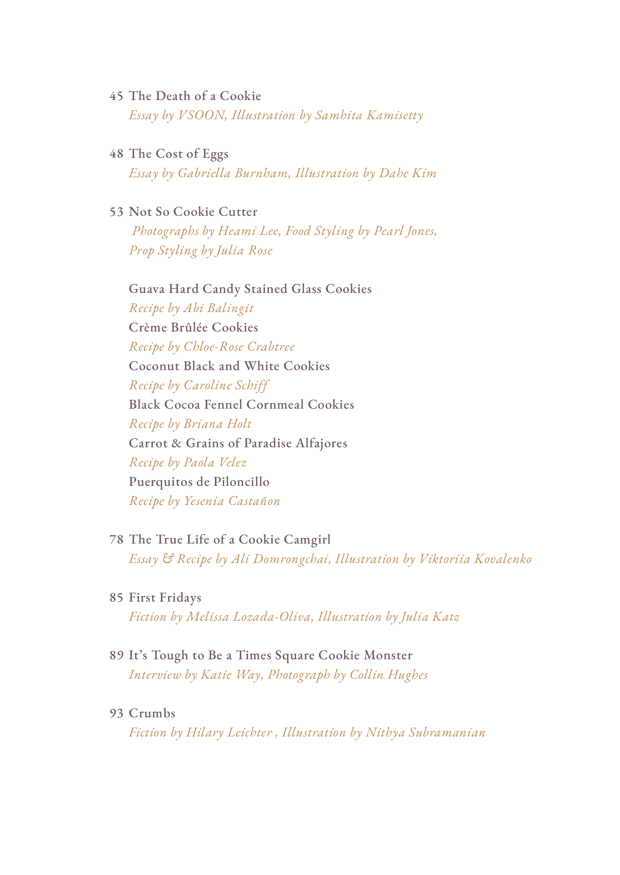 Cake Zine Volume 4: Tough Cookie