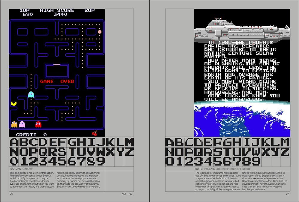 Arcade Game Typography: the Art of Pixel Type