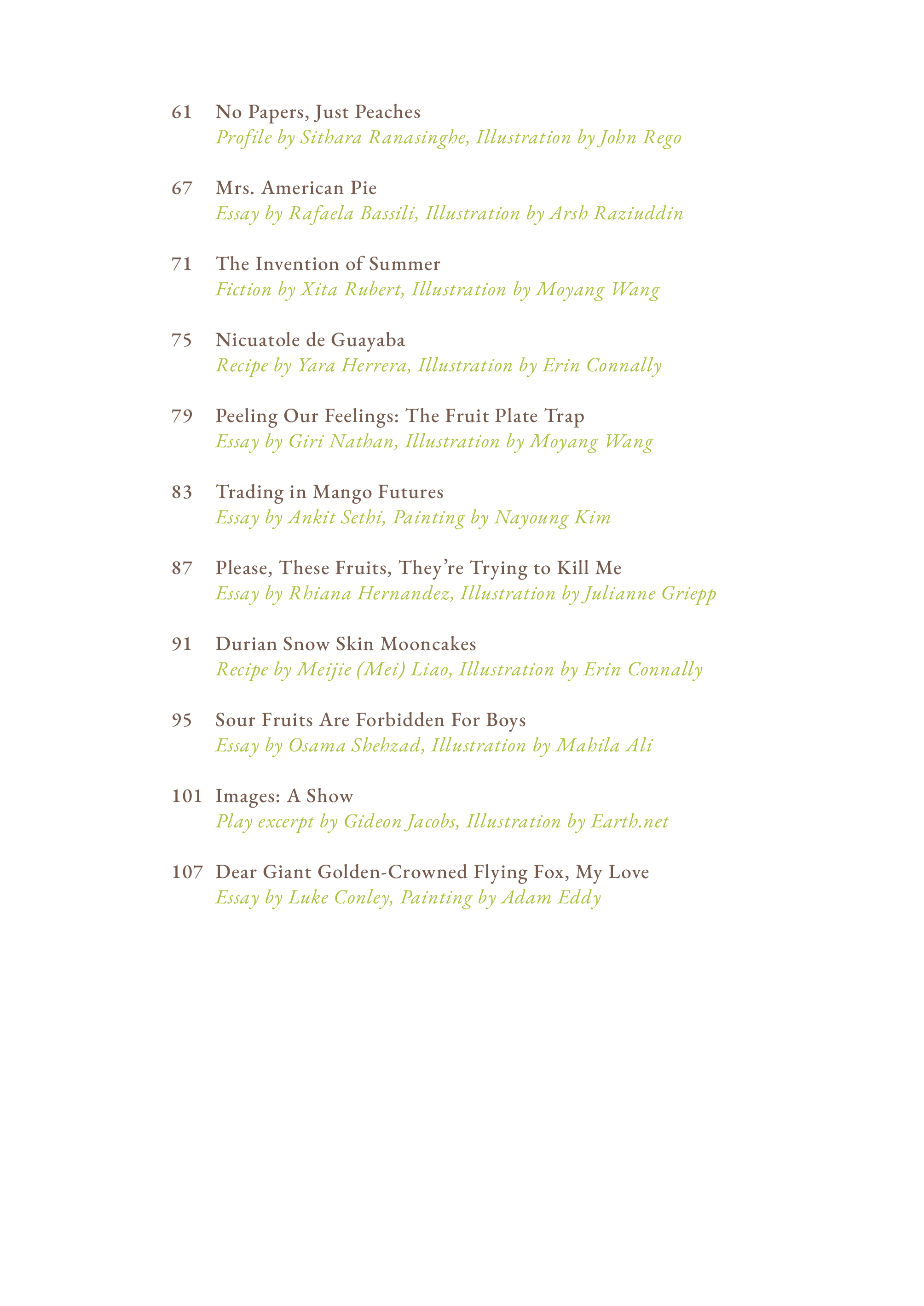 Cake Zine Volume 7: Forbidden Fruit