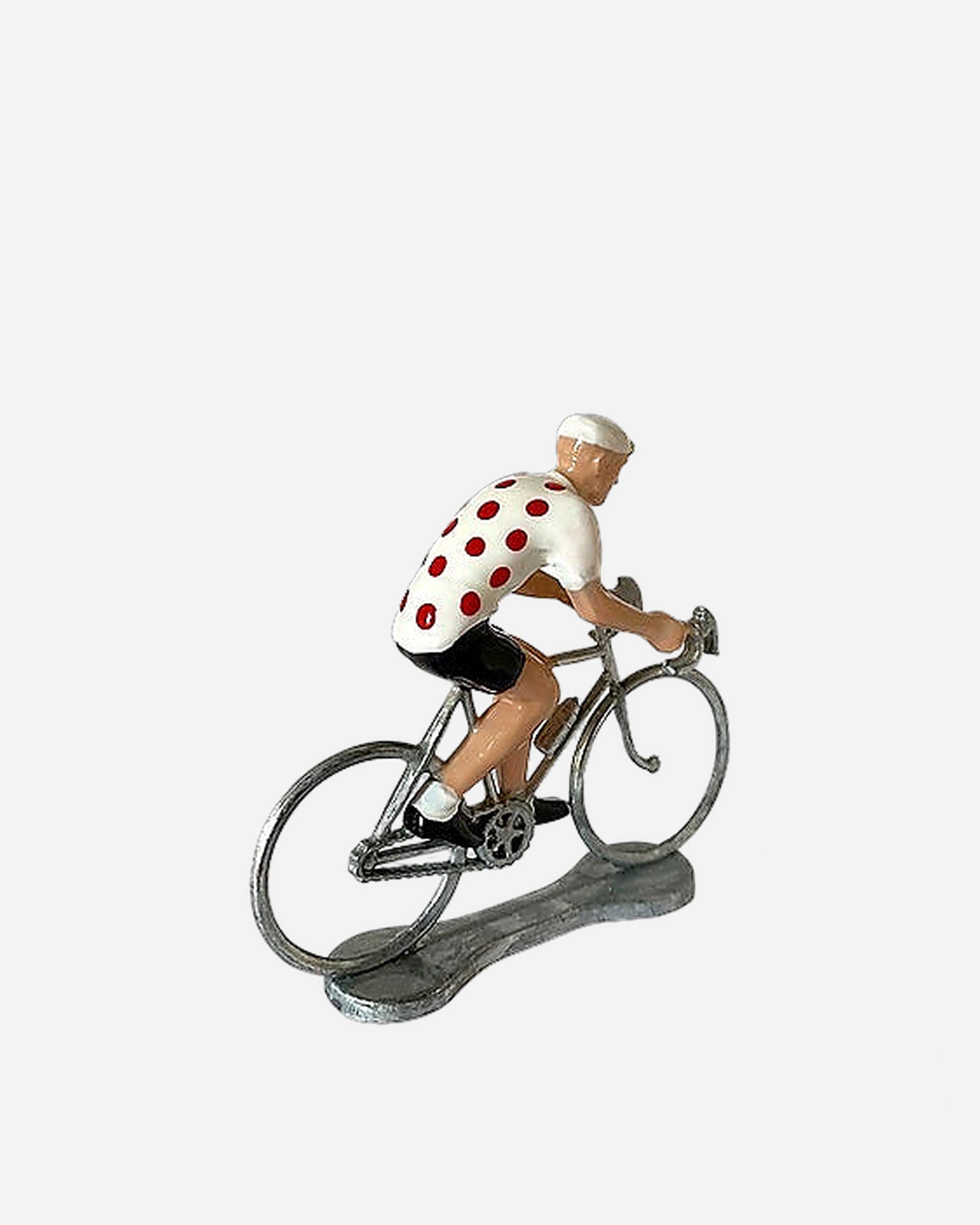 Red dots Cyclist Figurine