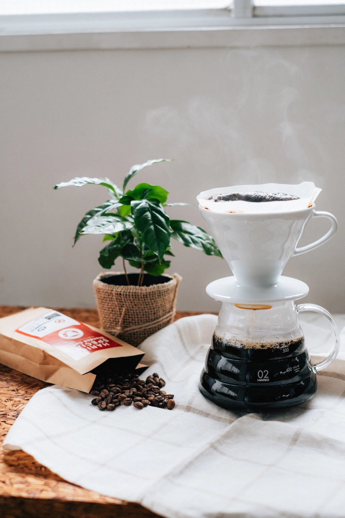V60 pourover coffee dripper