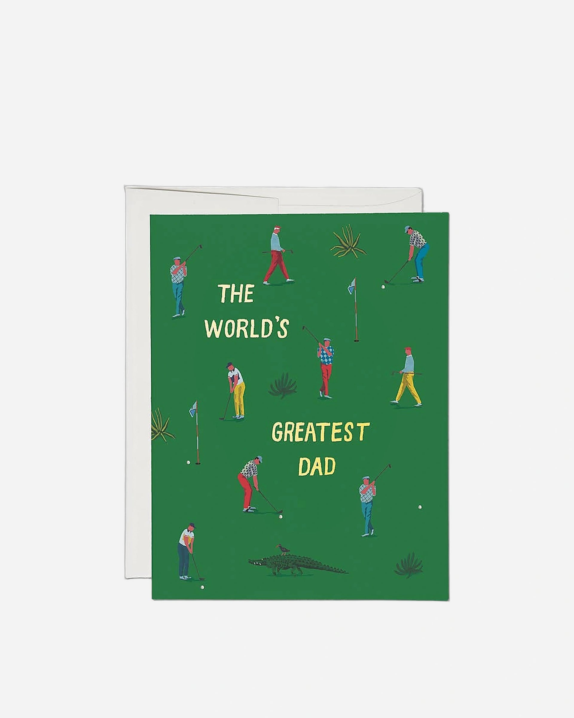 A photo of Golf Dad Father's Day greeting card