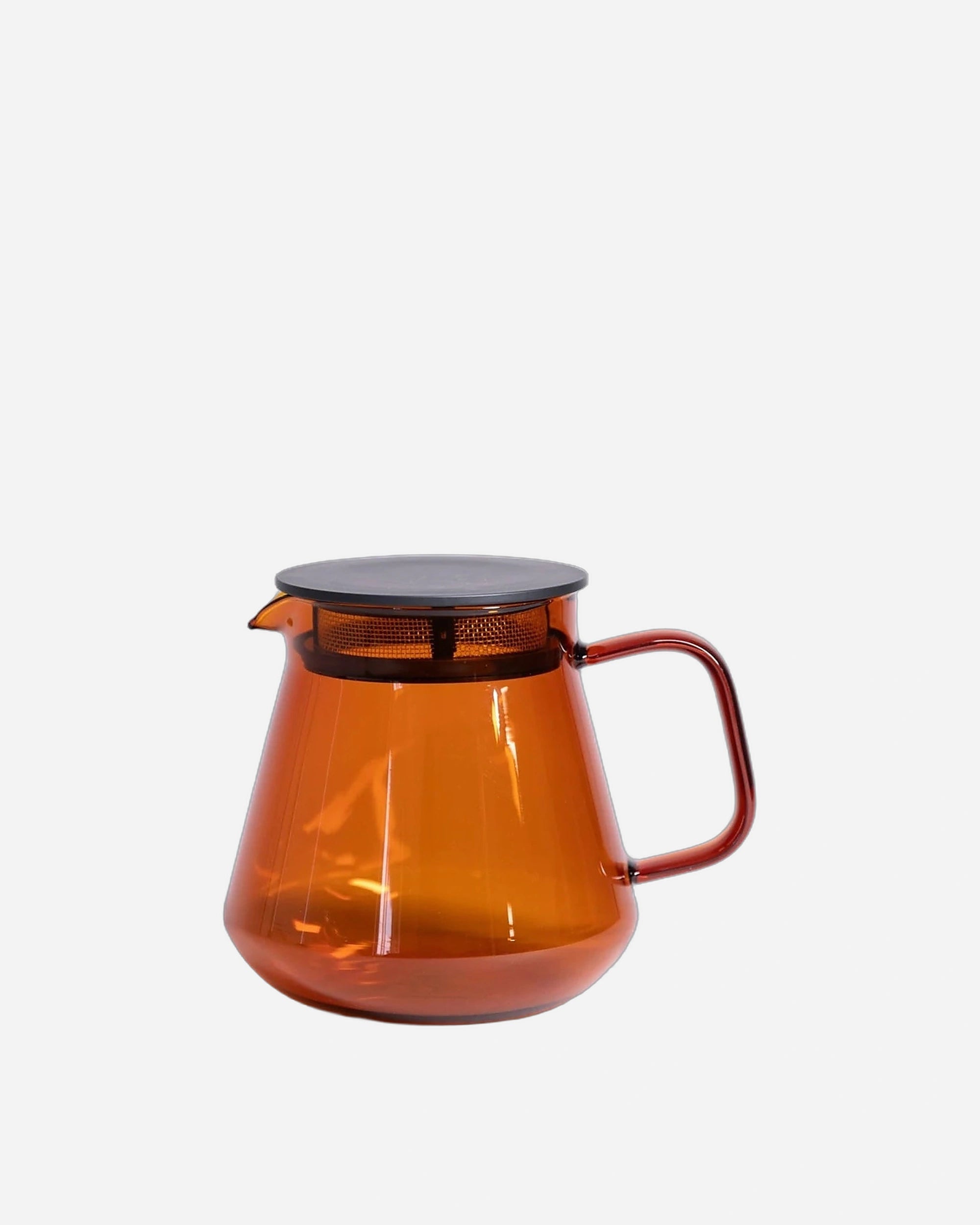 A photo of Glass Tea and Coffee Server in amber
