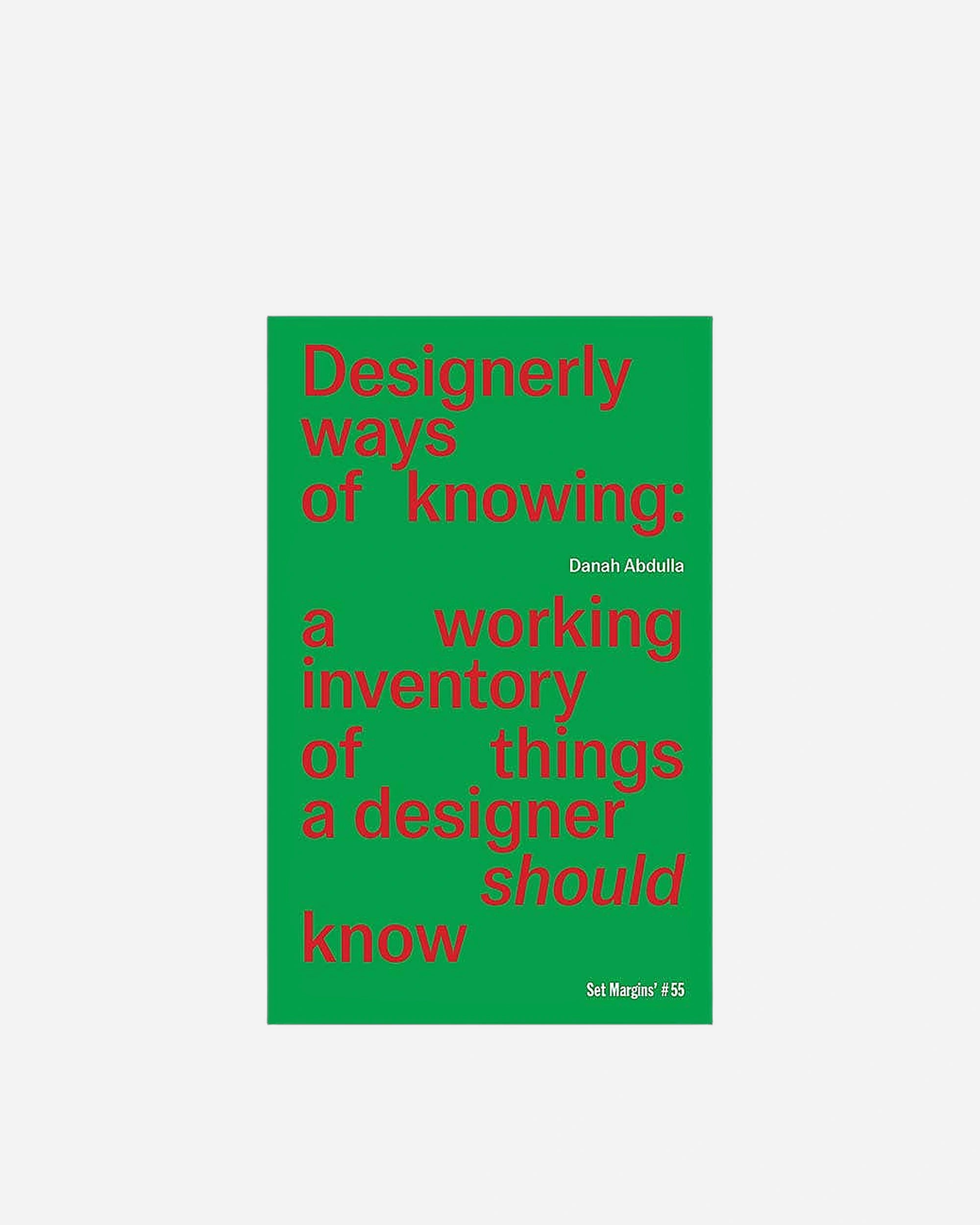 Designerly Ways of Knowing - Another Corner