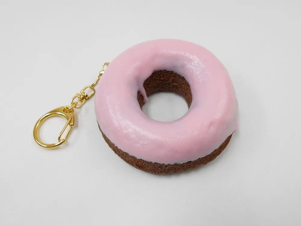 Strawberry Donut keychain