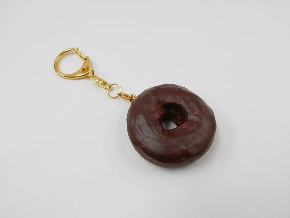 Small Chocolate Donut keychain
