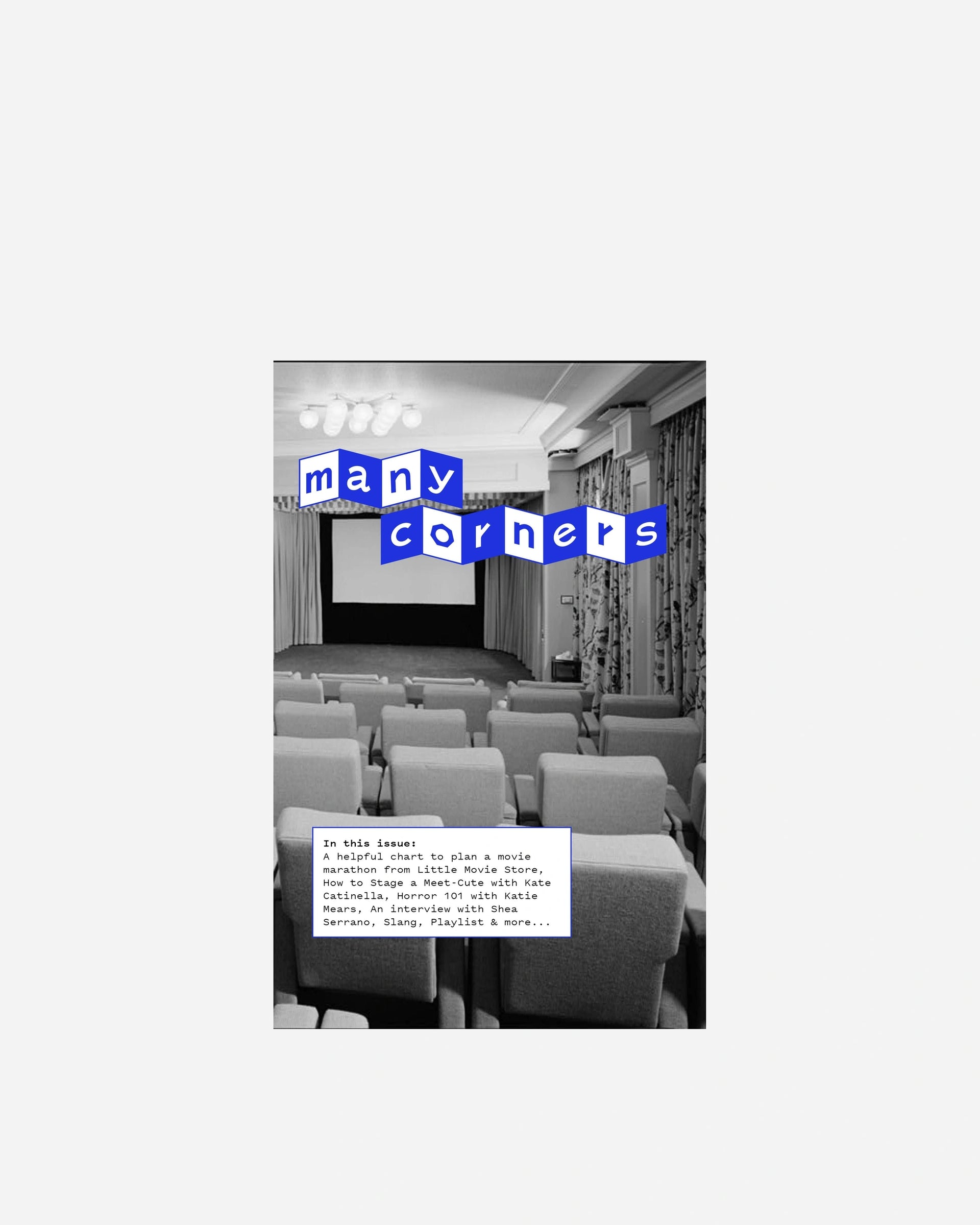 Many Corners Issue 3: Film