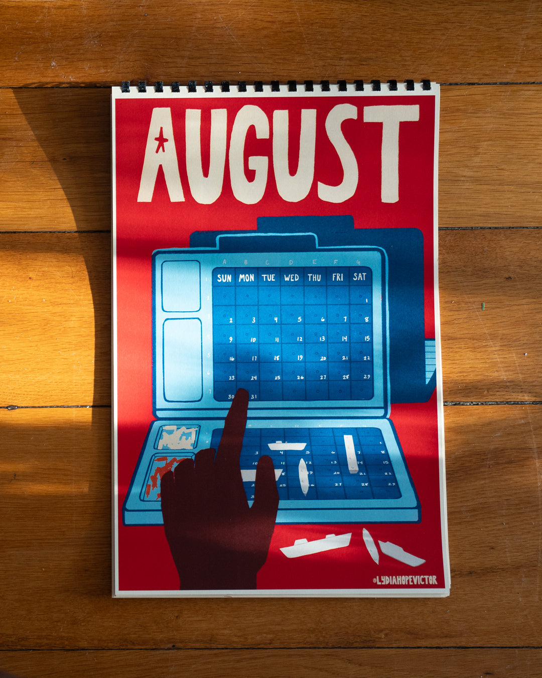 Lydia Hope Victor 2026 Board Game Calendar