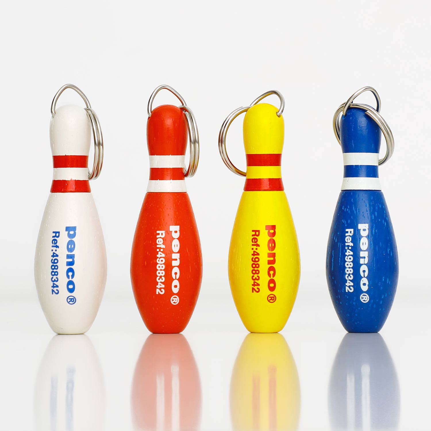 Bowl-point ballpoint pen keychain