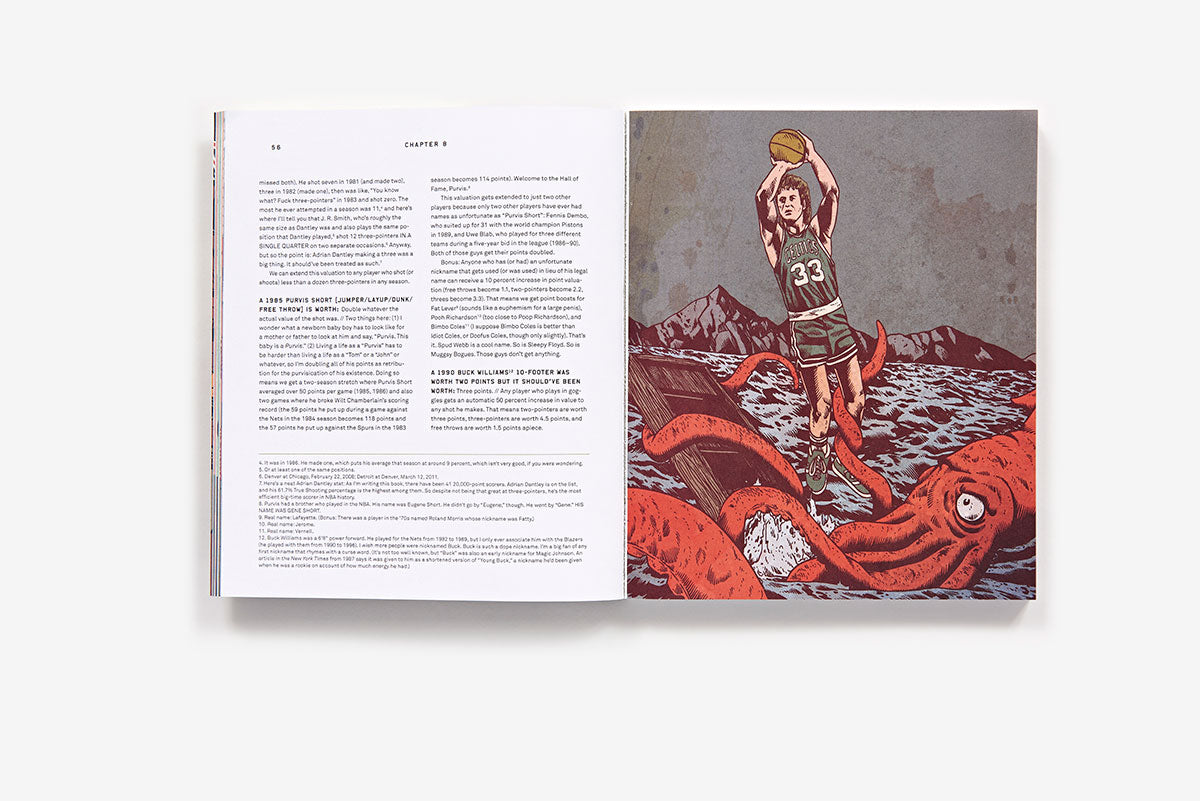 Basketball (And Other Things): A Collection of Questions Asked, Answered, Illustrated — detail