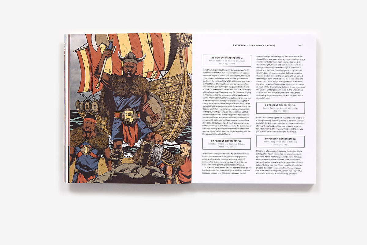Basketball (And Other Things): A Collection of Questions Asked, Answered, Illustrated — detail