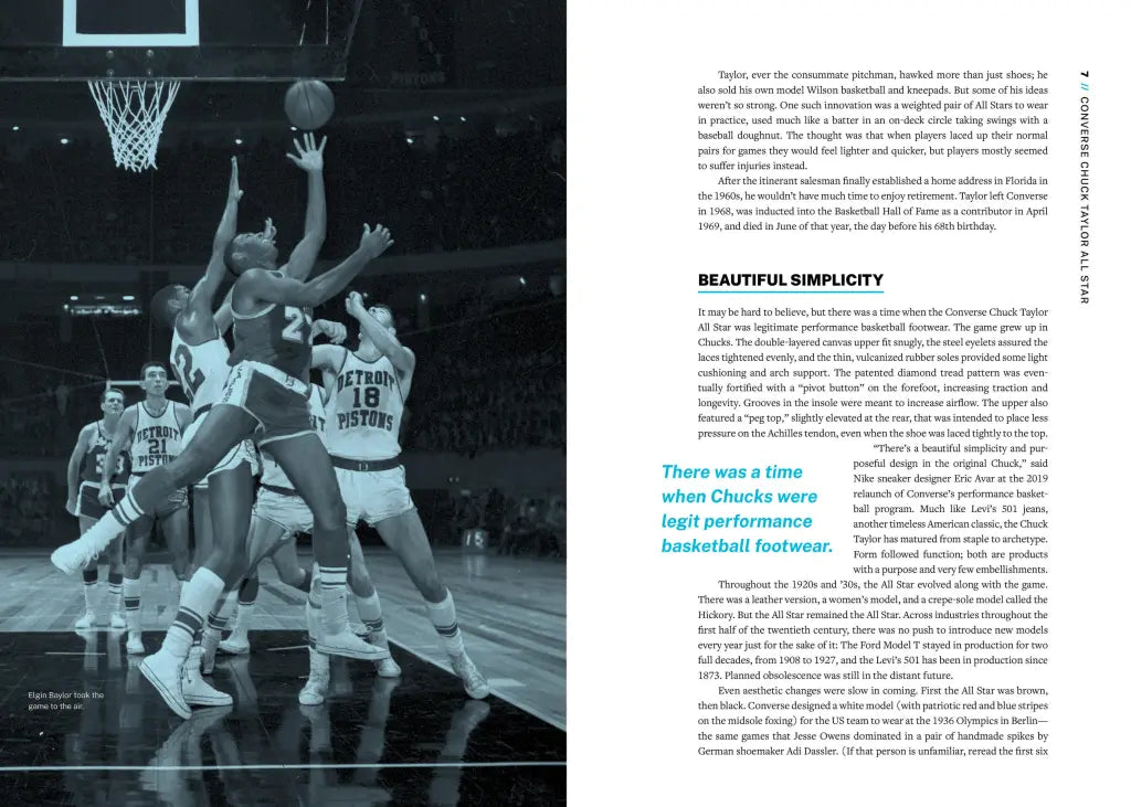 A History of Basketball in Fifteen Sneakers — detail