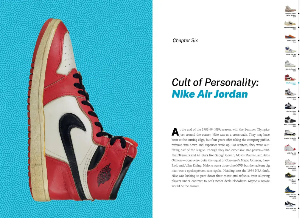 A History of Basketball in Fifteen Sneakers — detail