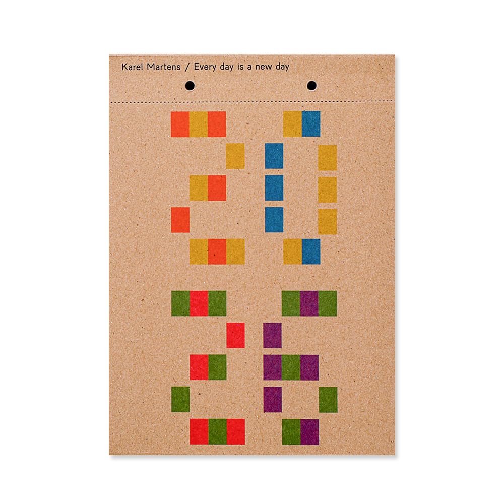 Karel Martens - Calendar 2026 / Every day is a new day cover image