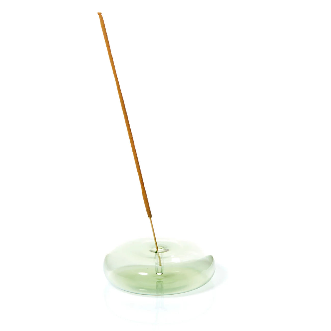 Dimple glass incense holder