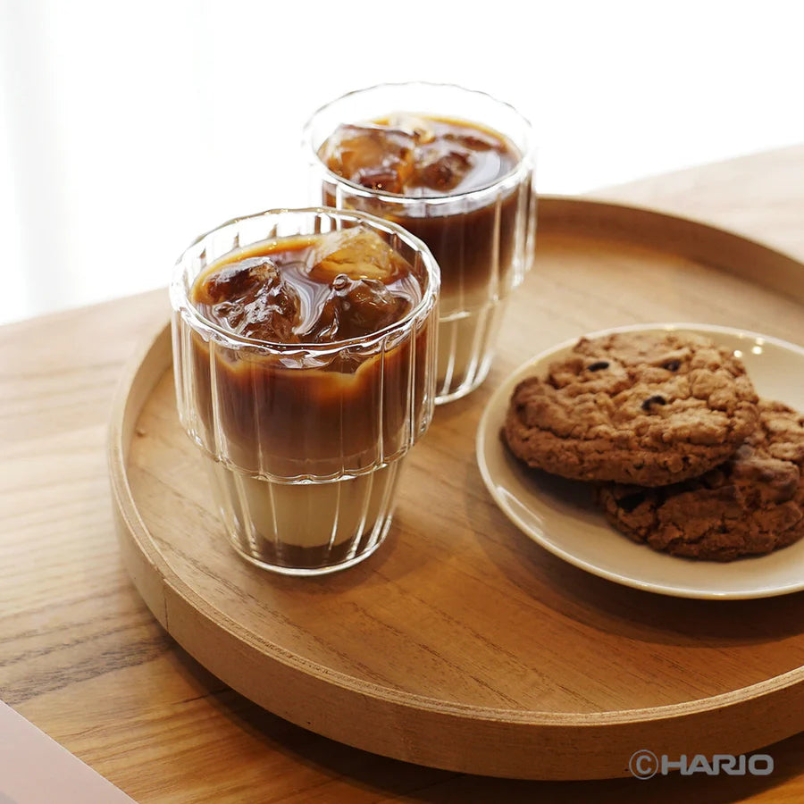 Double Wall Stack Glass Line: Set of 2