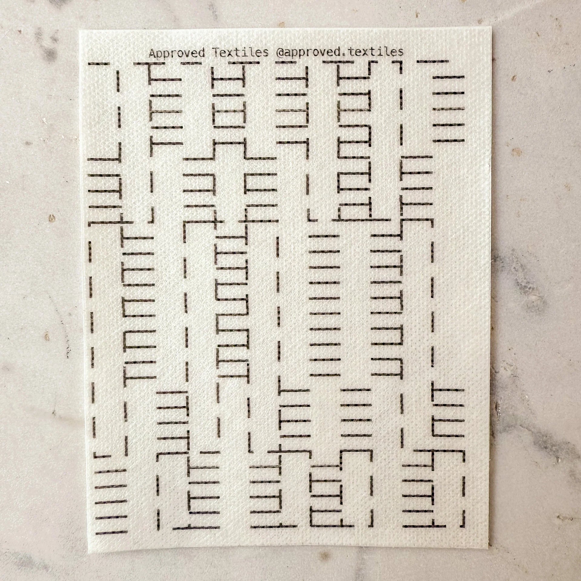 Visible Mending Transfers — detail