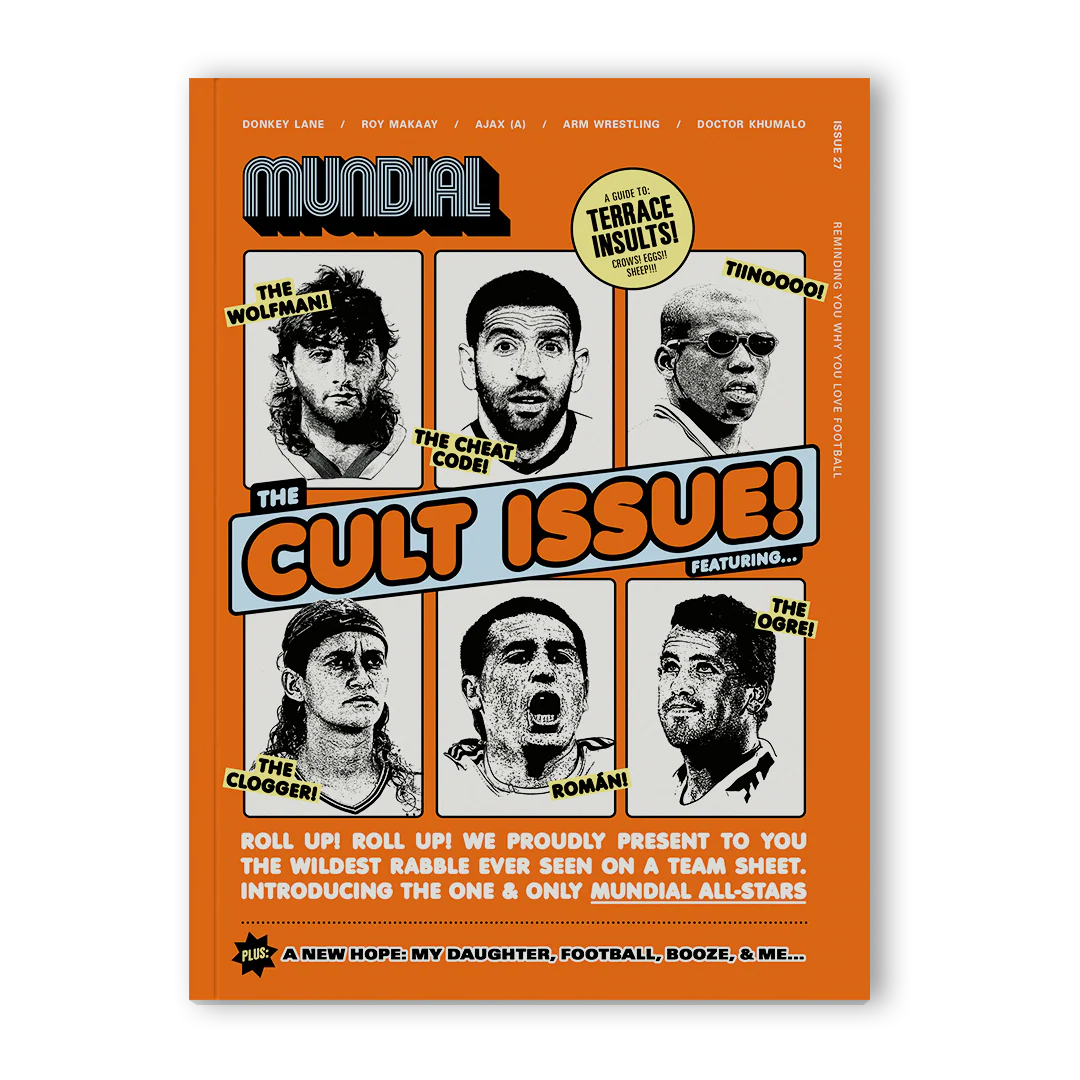 Mundial Issue 27: Cult Heroes Special — magazine cover