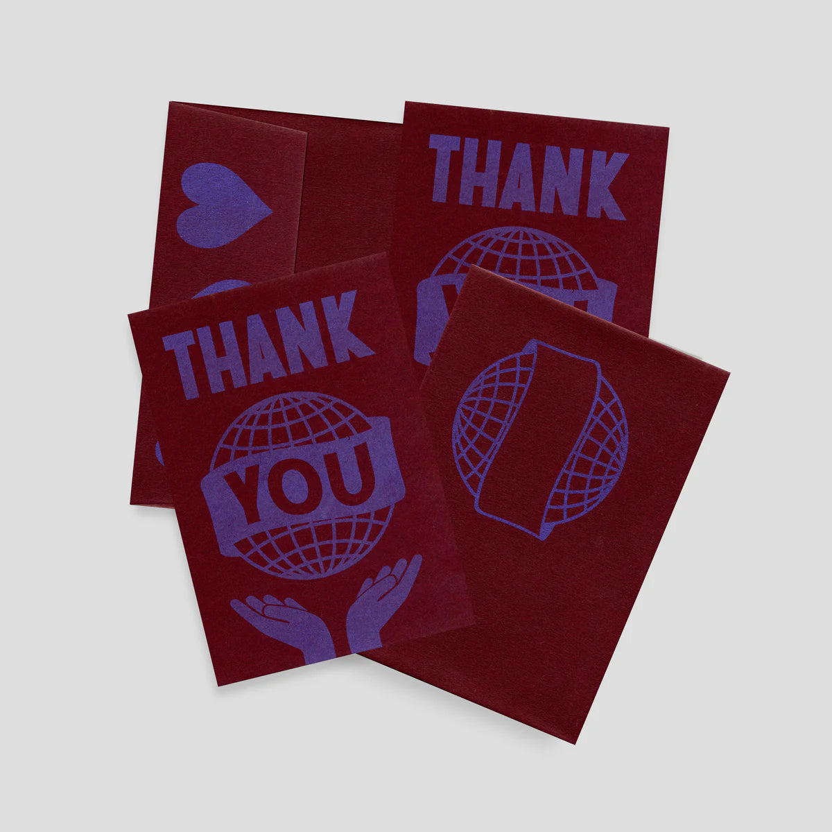 Thank You greeting card — detail
