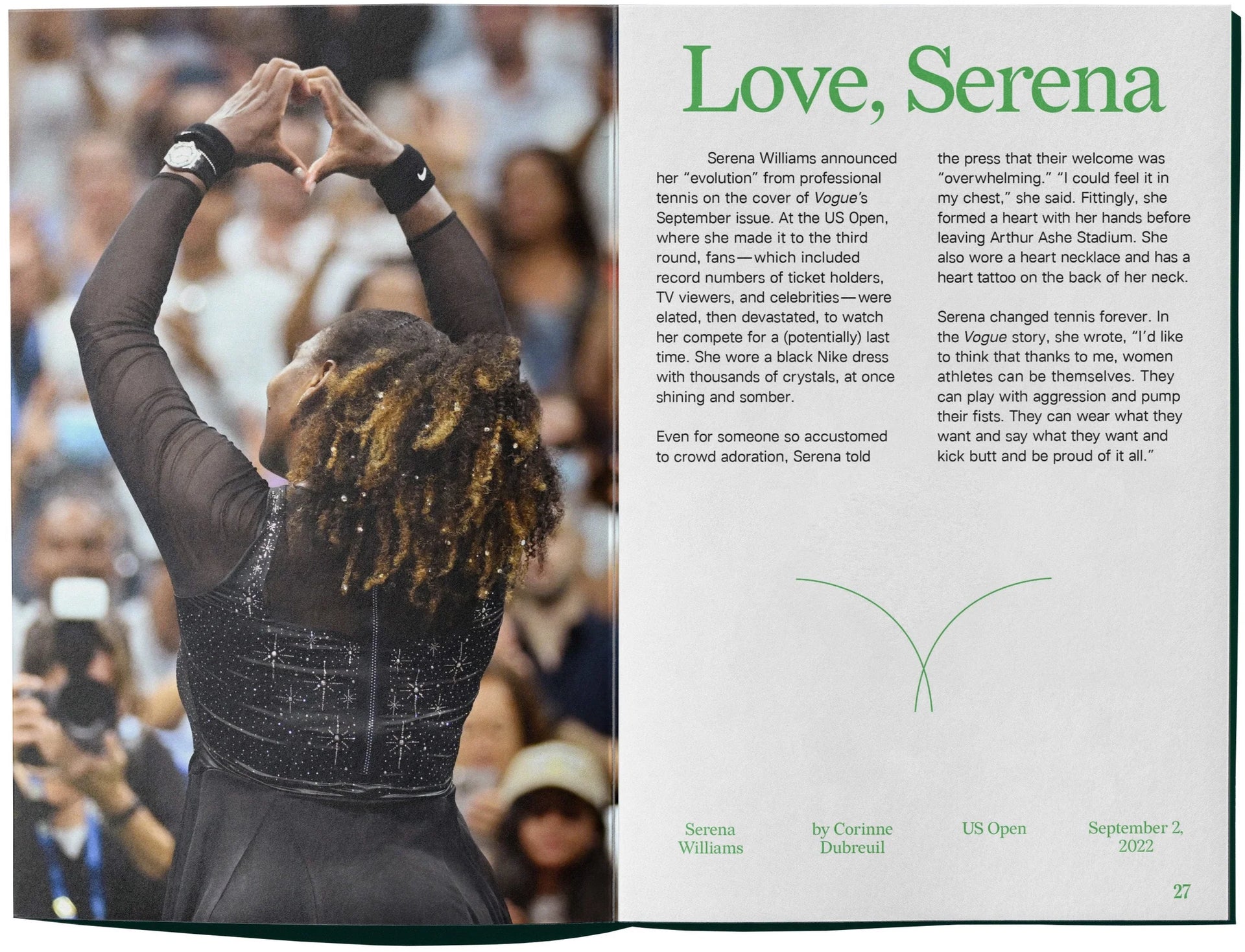 Tennis In Photographs, 2022 — detail