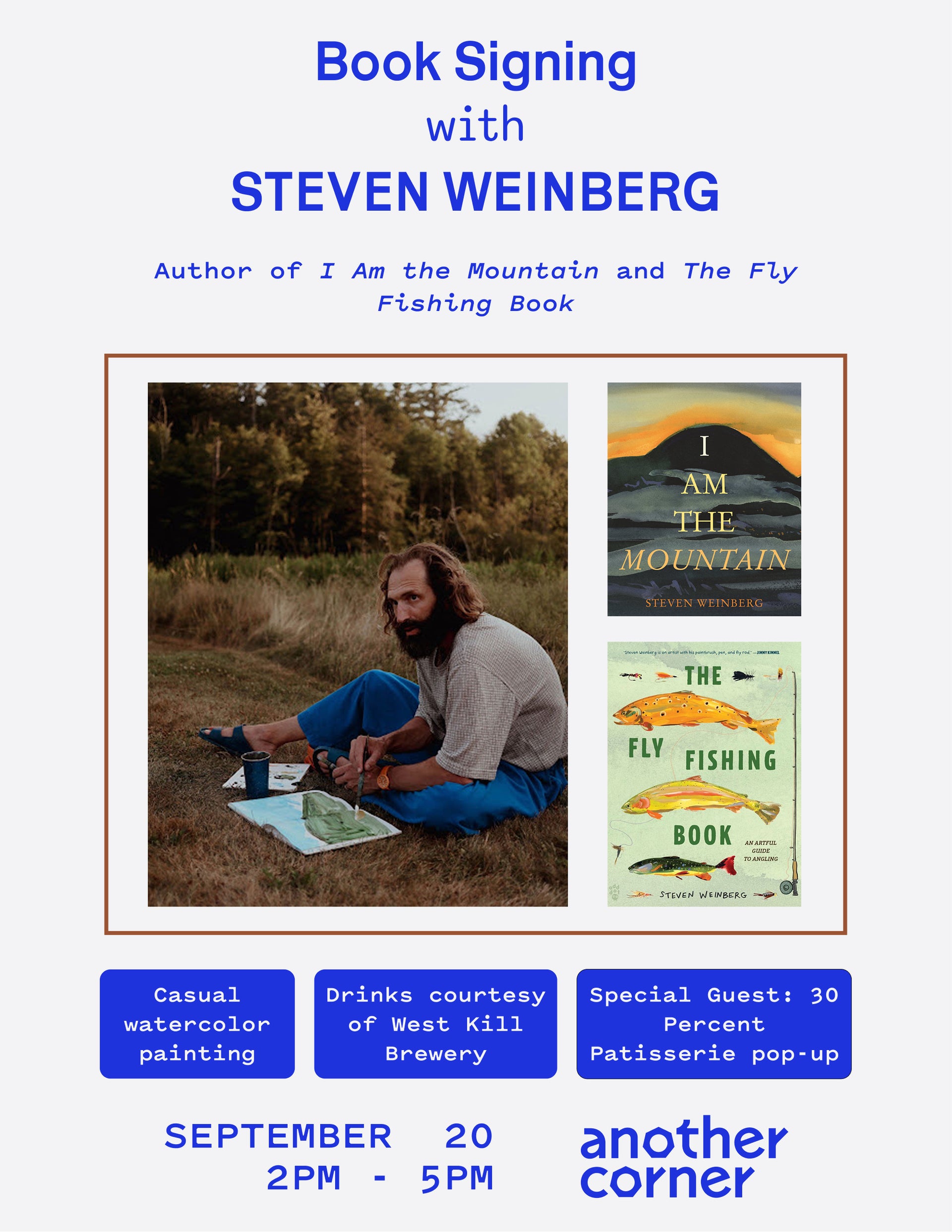 Steven Weinberg Book Signing and Watercolor