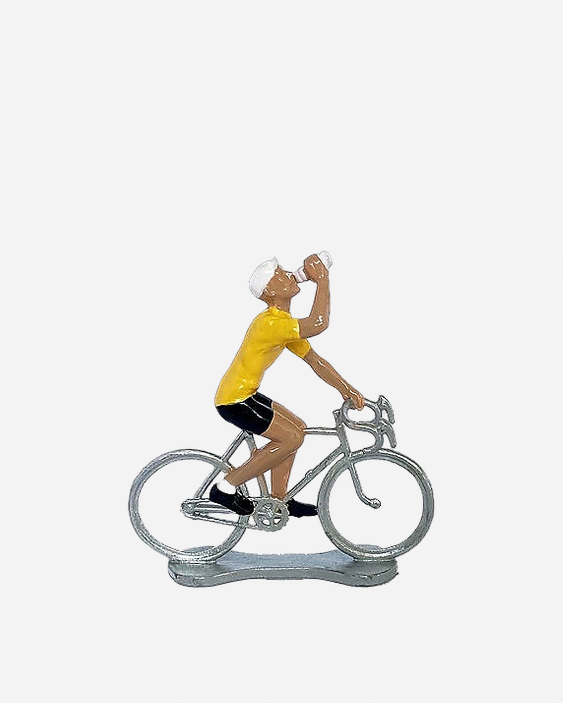 Yellow Cyclist Figurine