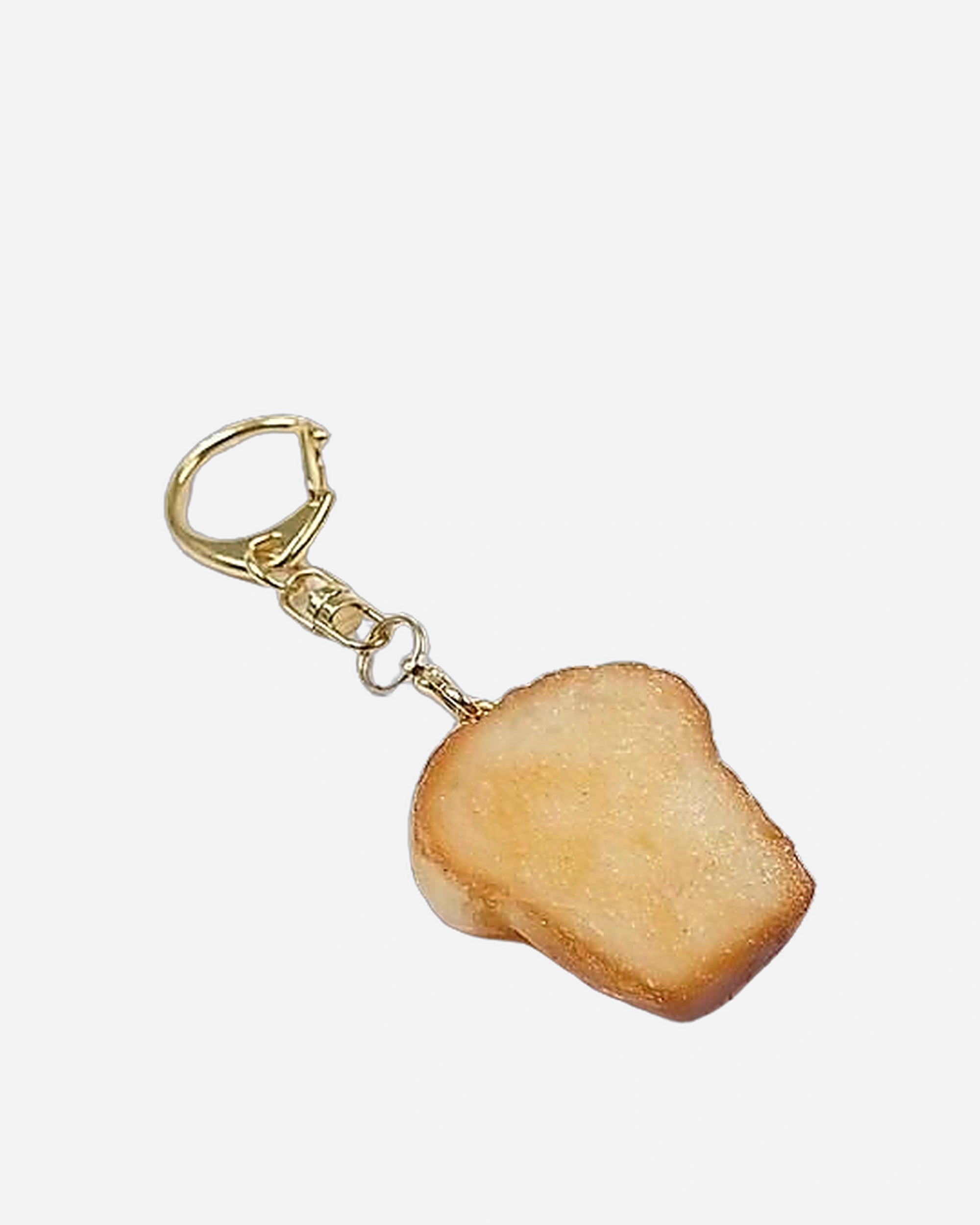Small slice of bread keychain