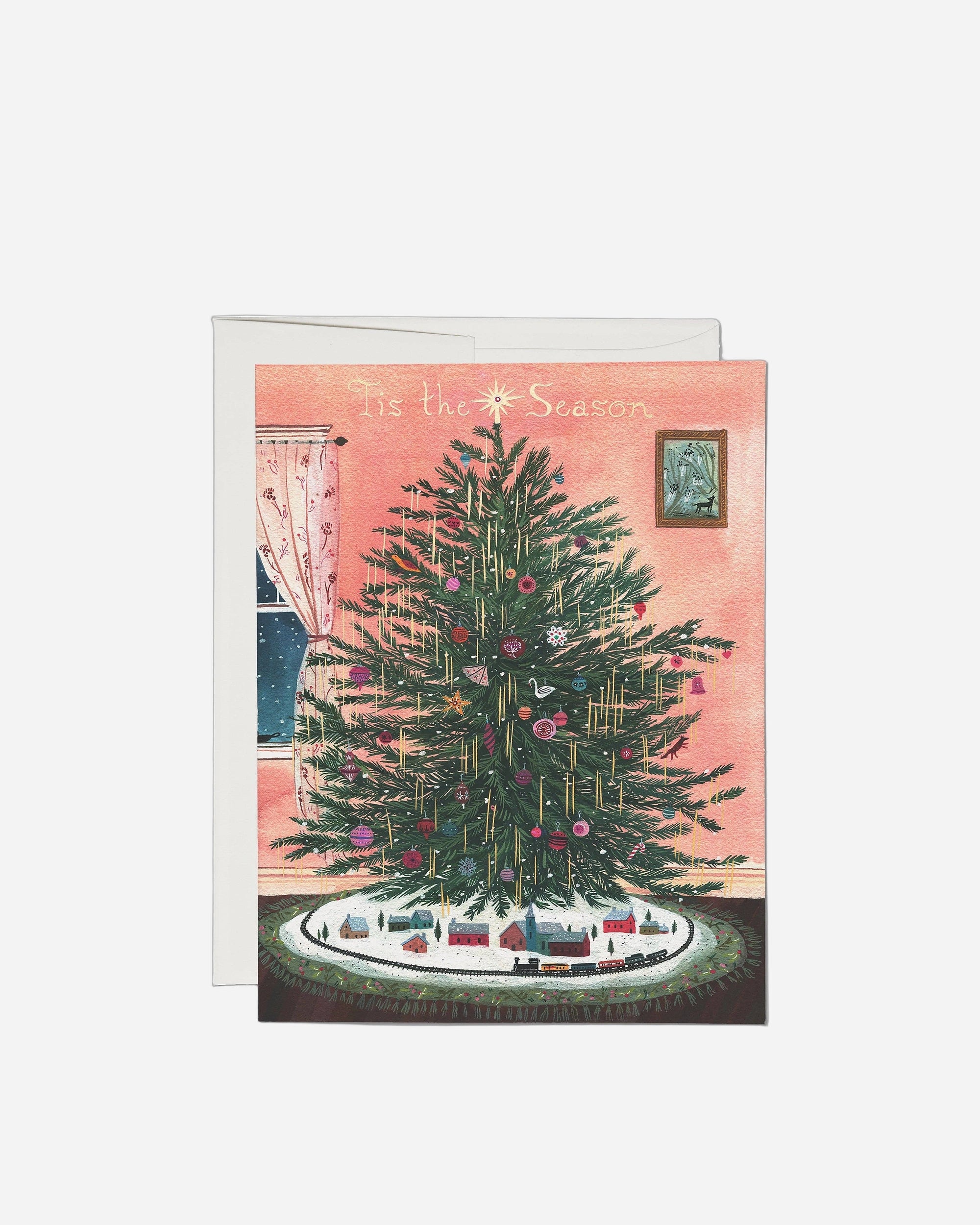A photo of Tinsel Tree holiday greeting card