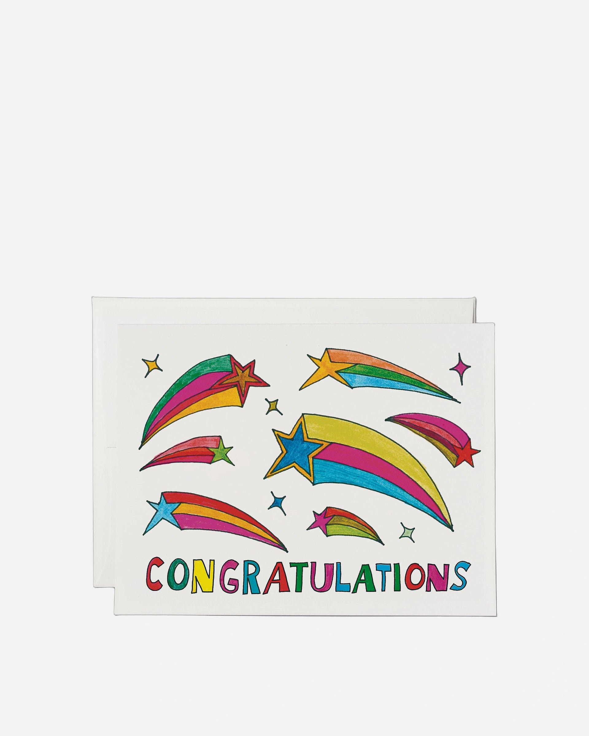 Shooting Star Congrats greeting card