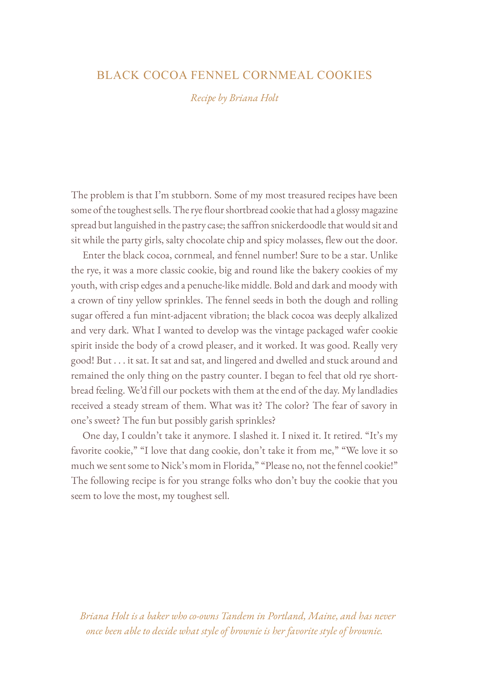 Cake Zine Volume 4: Tough Cookie