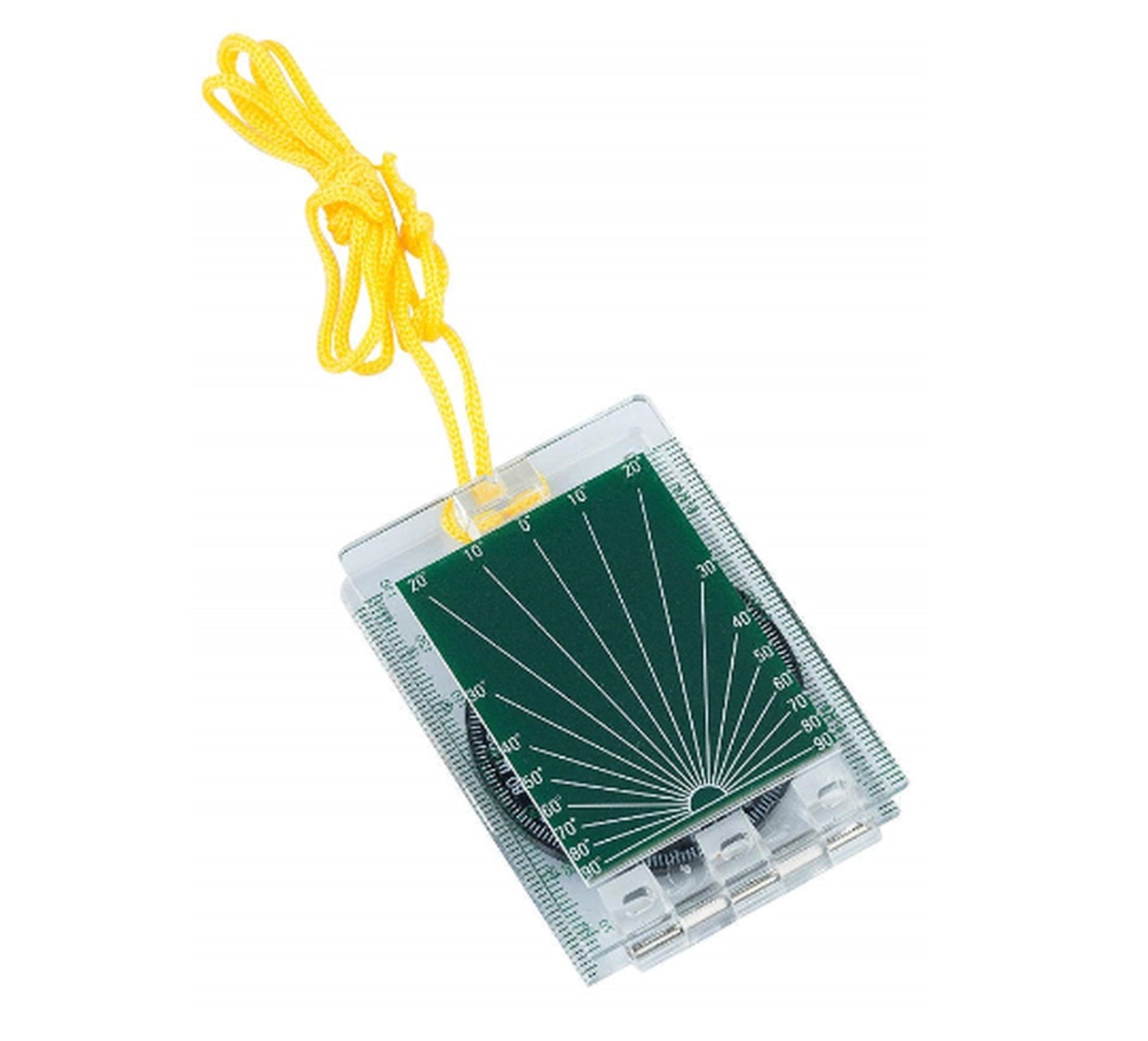 Foldable Map compass with mirror