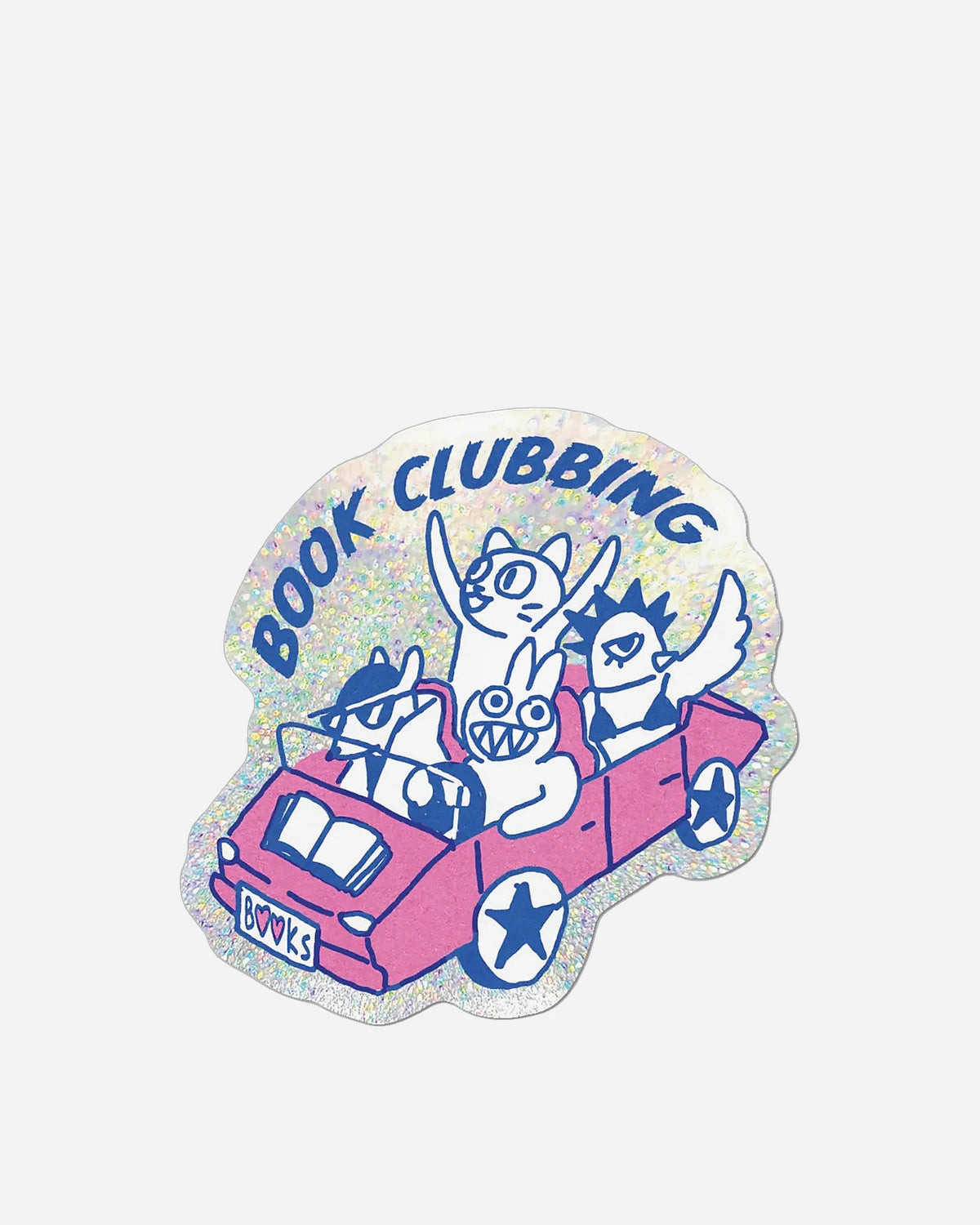 Book Clubbing sticker