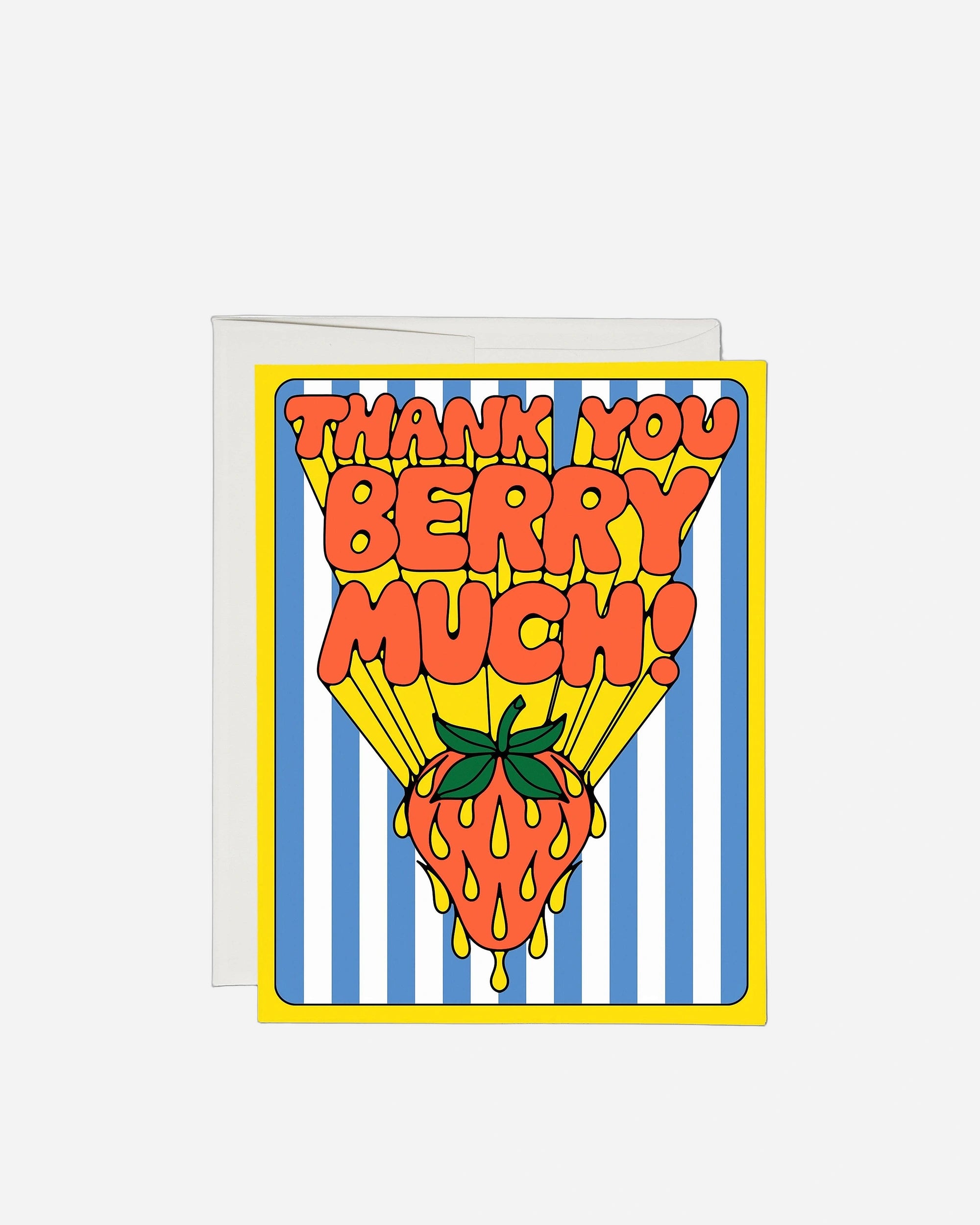 A photo of So Many Strawberries greeting card