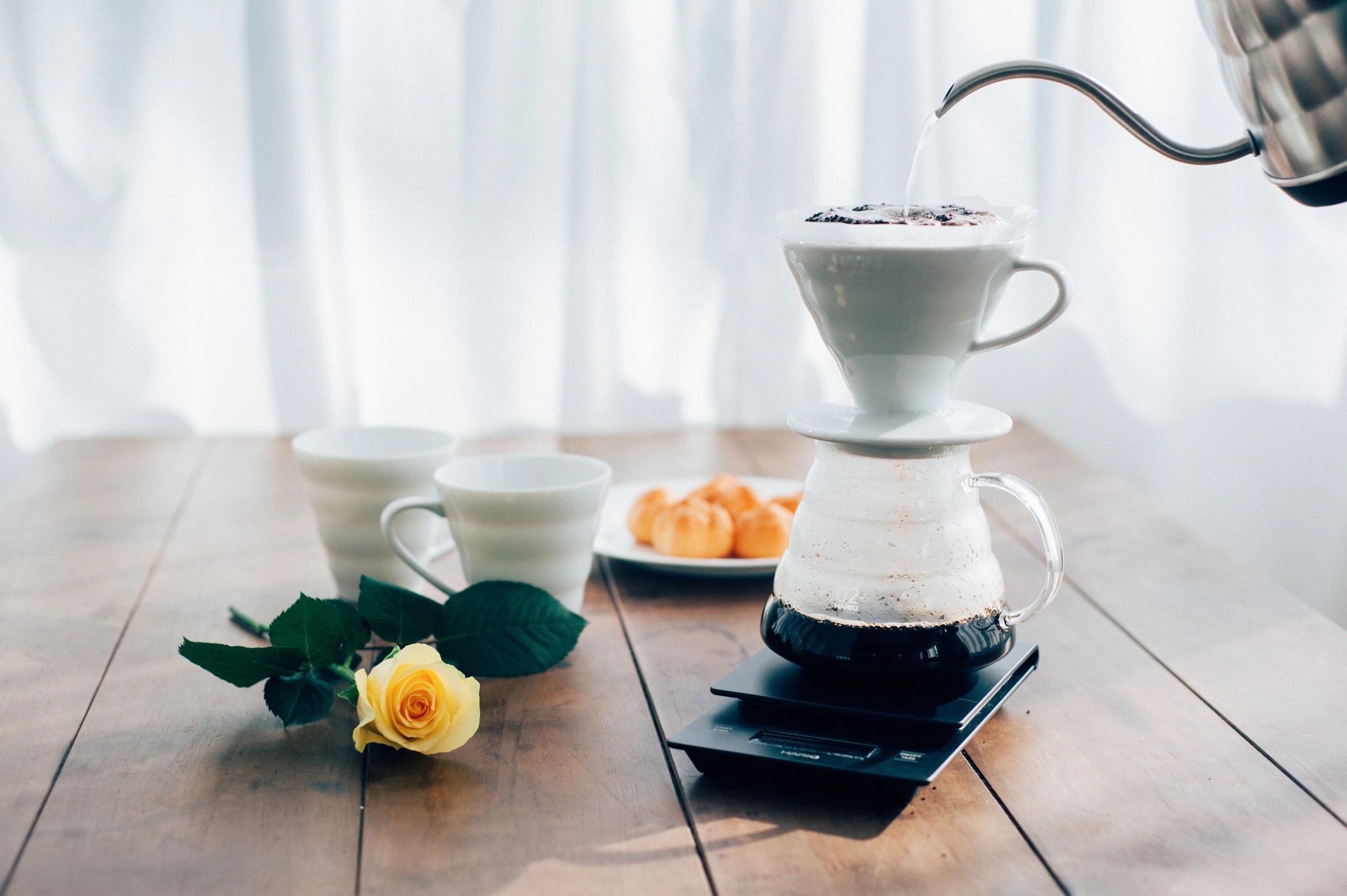 V60 pourover coffee dripper