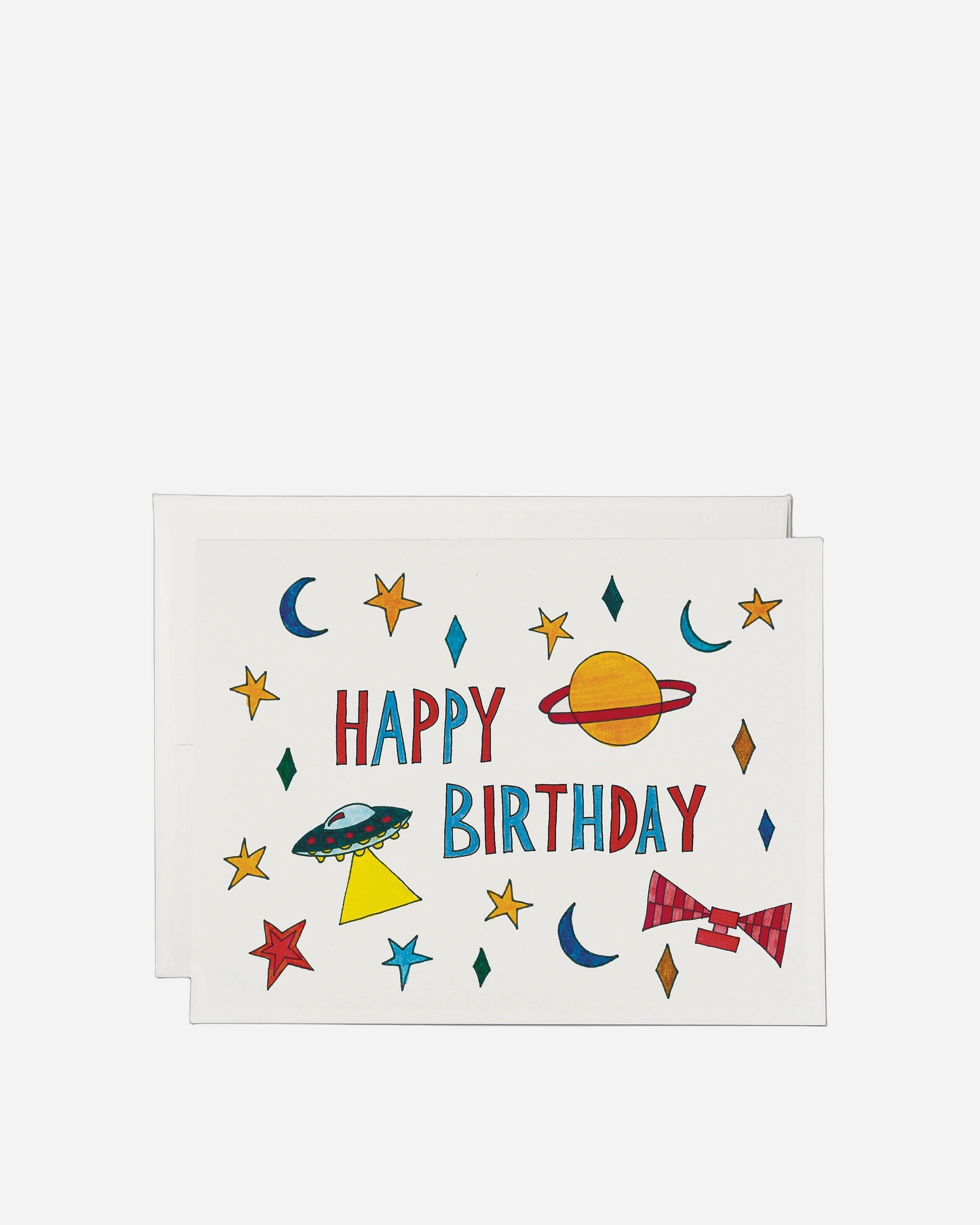 Outer Space greeting card