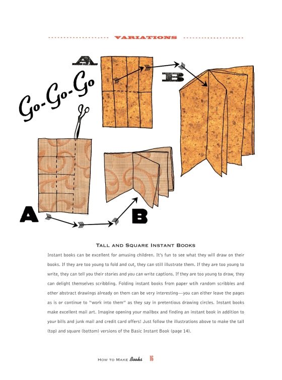 How to Make Books: Fold, Cut & Stitch Your Way to a One-of-a-Kind Book