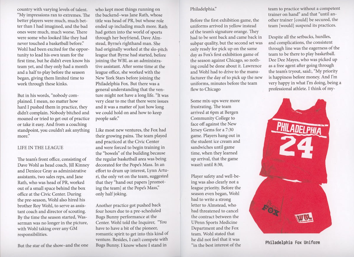 Girls Will Shoot Hoops zine