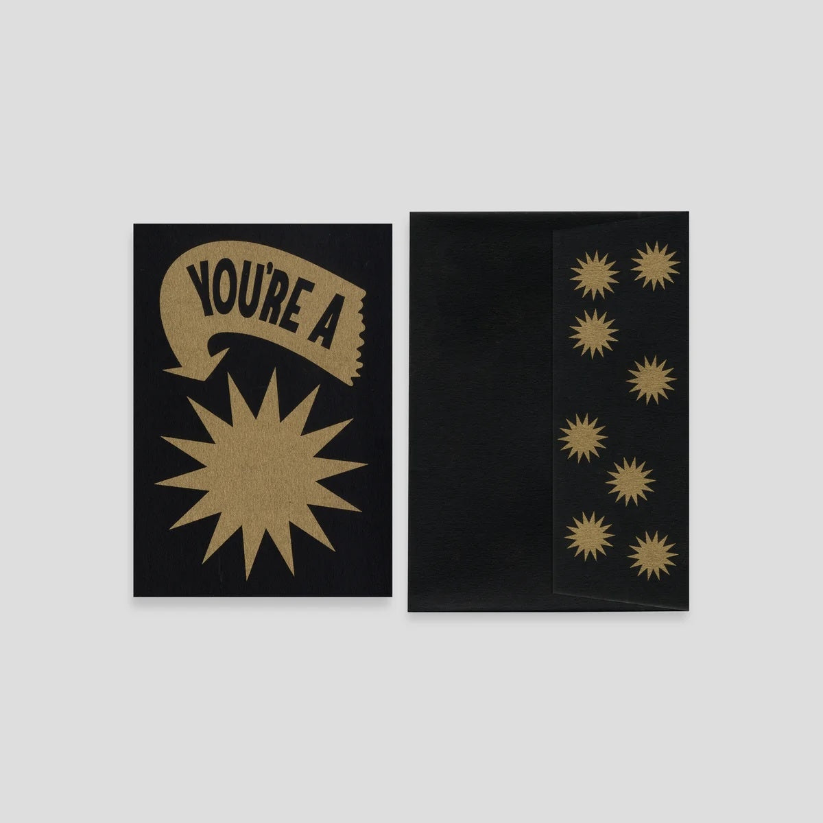 A photo of Star greeting card