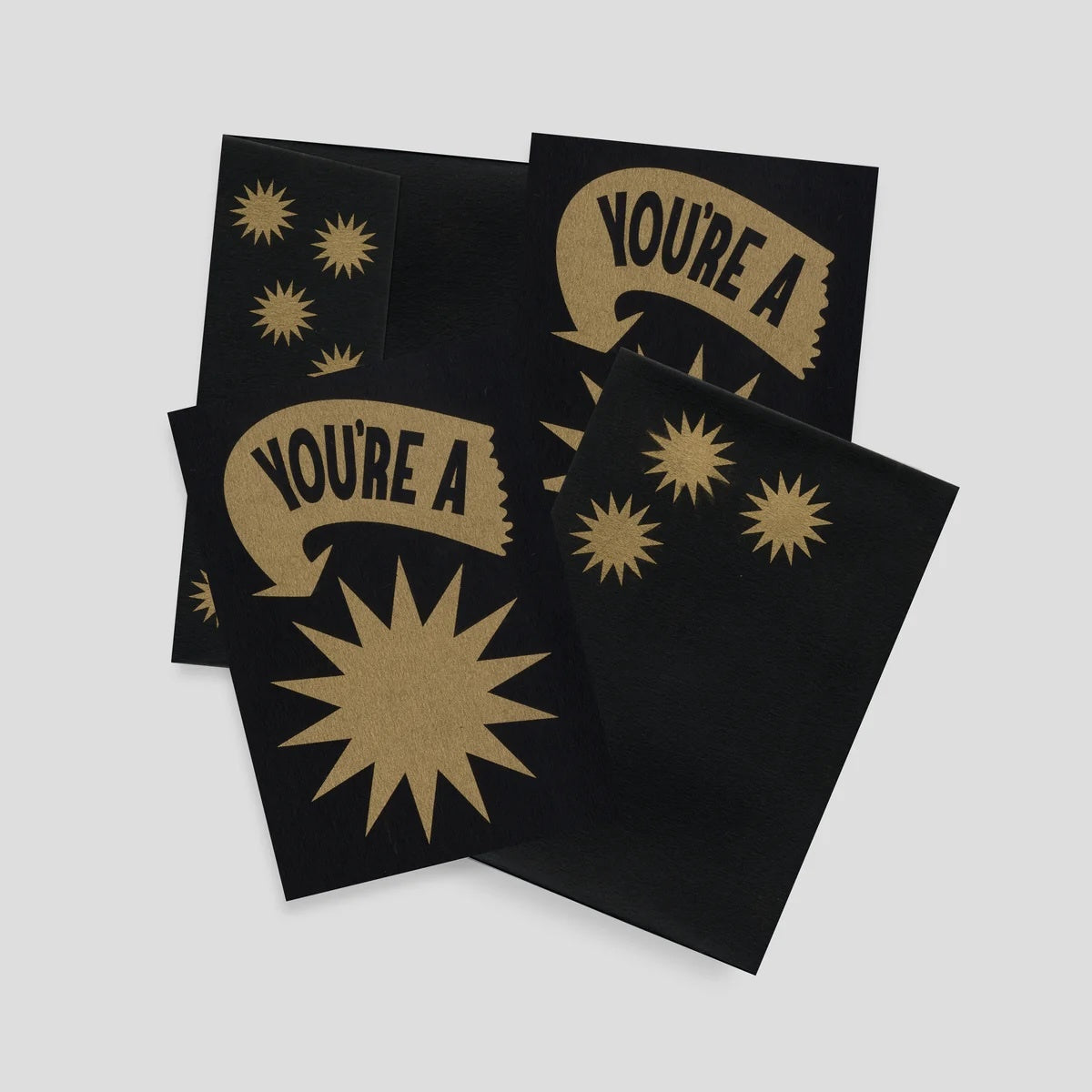 A photo of Star greeting card