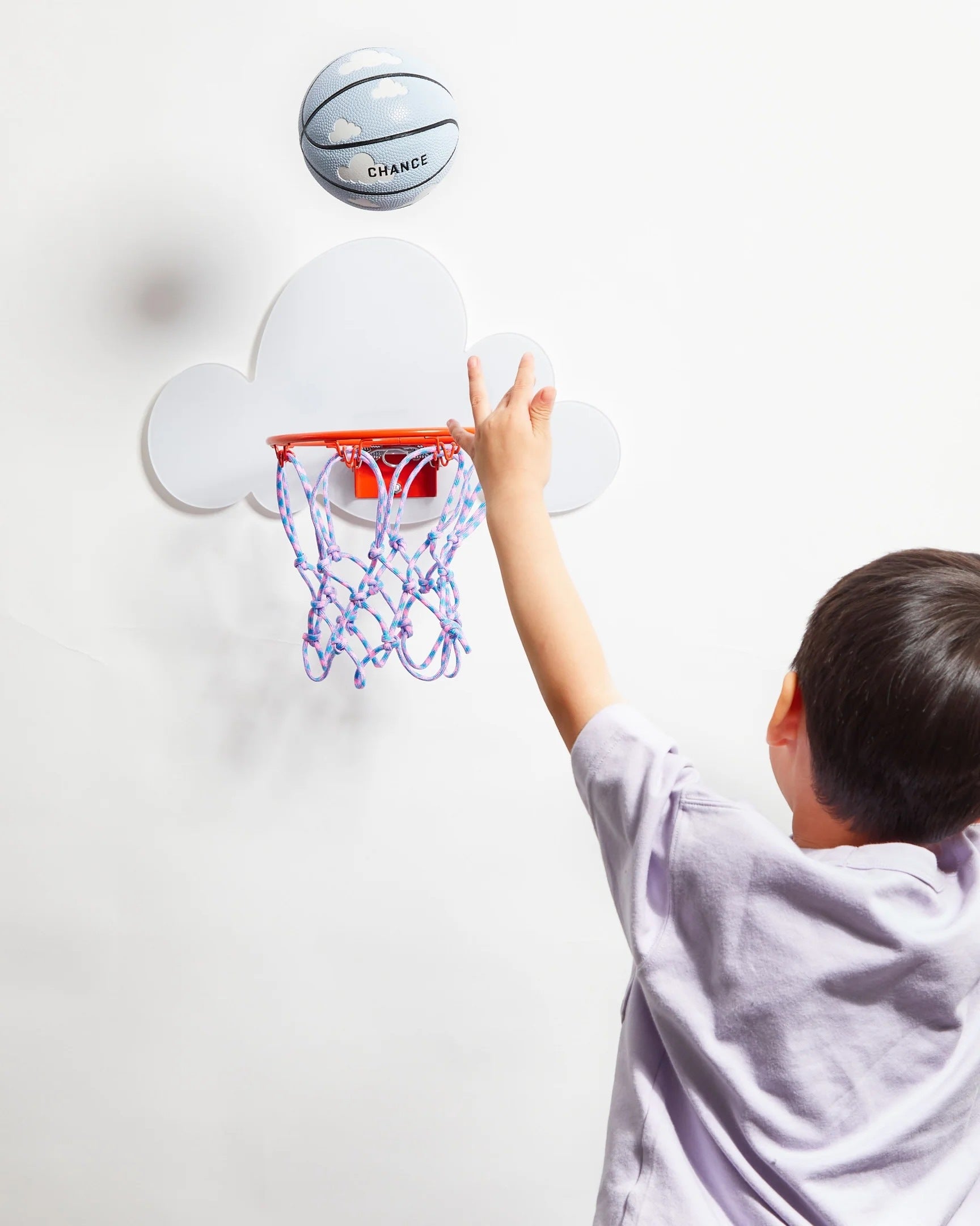 A photo of Cloud mini basketball hoop